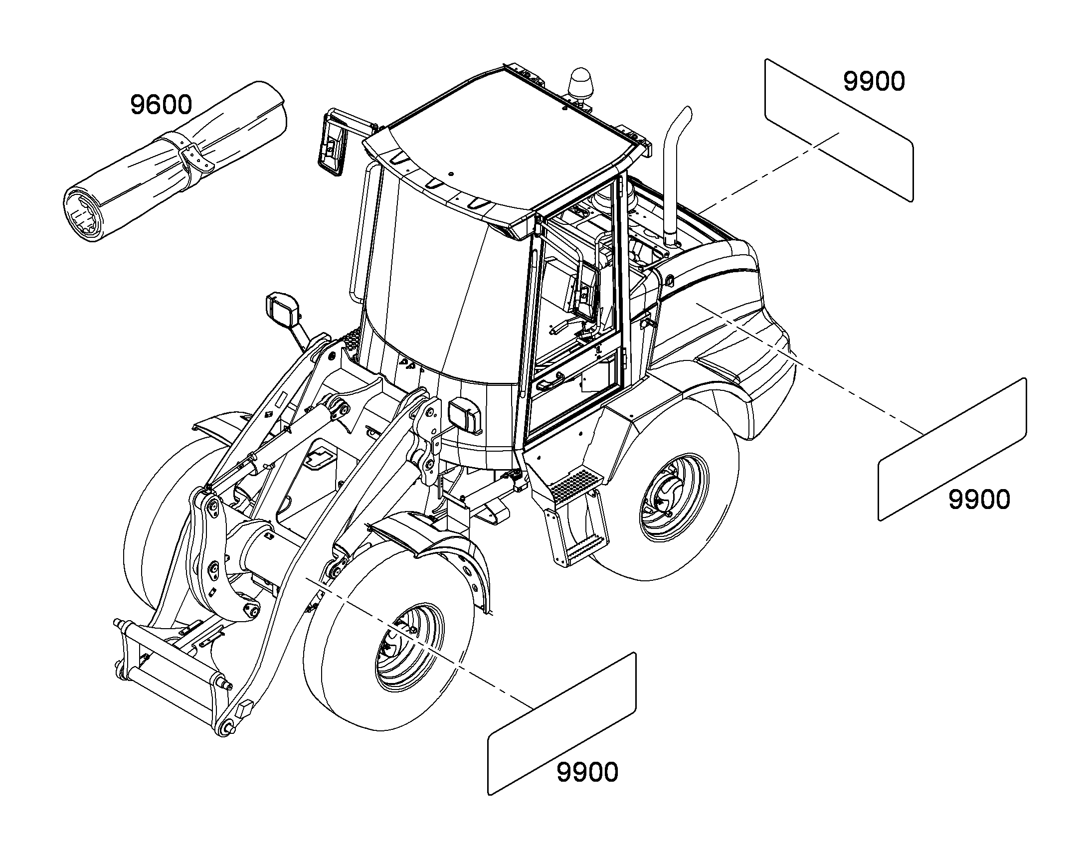 РАСПОЛОЖЕНИЕ ТАБЛИЧЕК 8927675 LIEBHERR