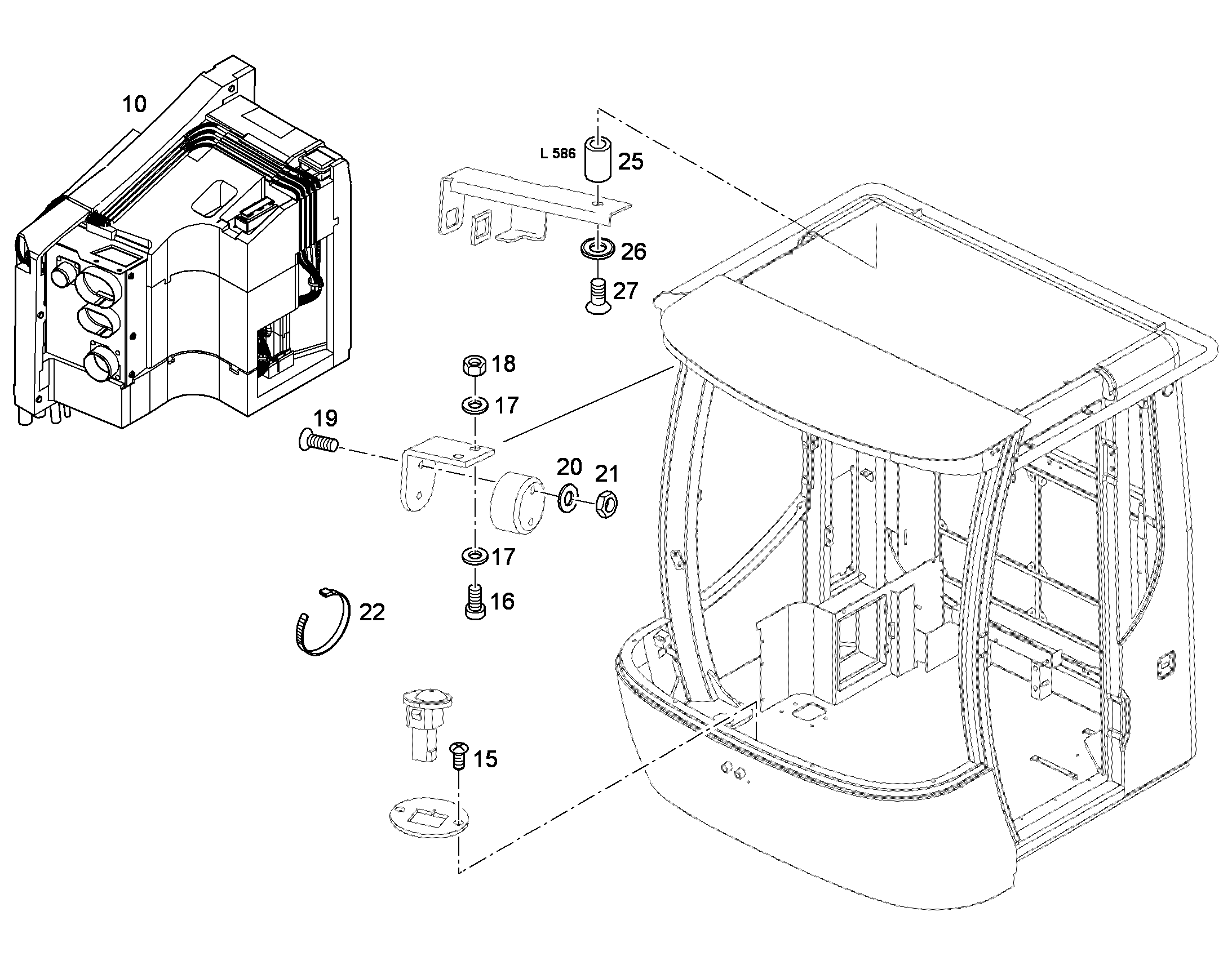 ГИЛЬЗА РАСПОРНАЯ 93010208 LIEBHERR
