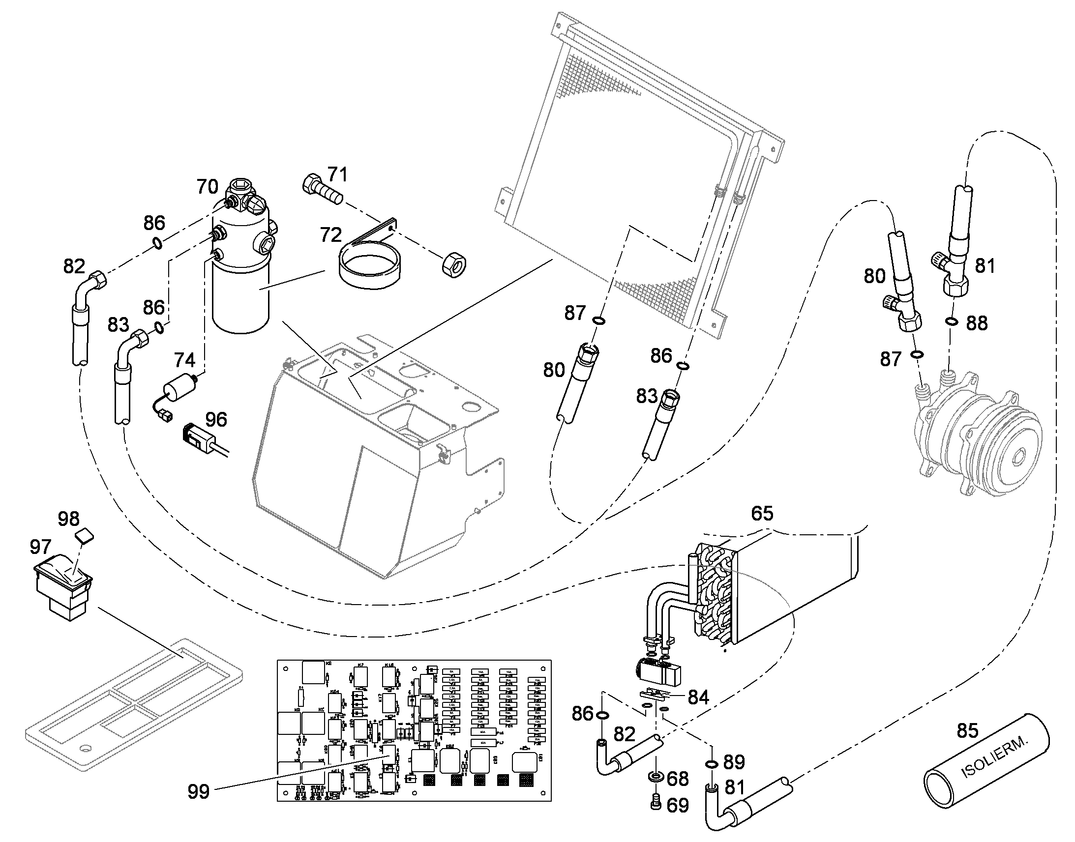 ШЛАНГ 10X2300 10664693 LIEBHERR