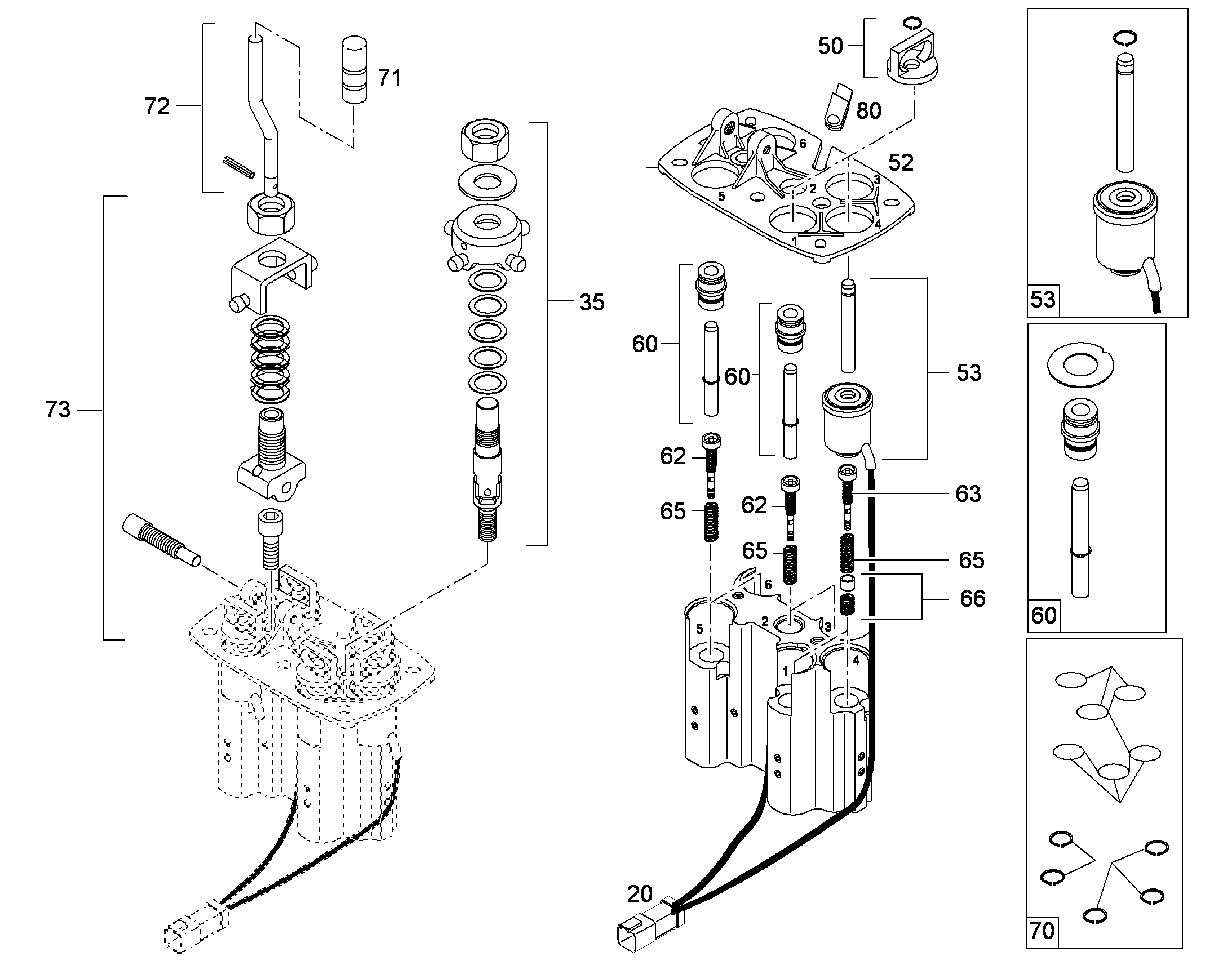 ТОЛКАТЕЛИ - МОНТАЖНЫЙ НАБОР 10354899 LIEBHERR
