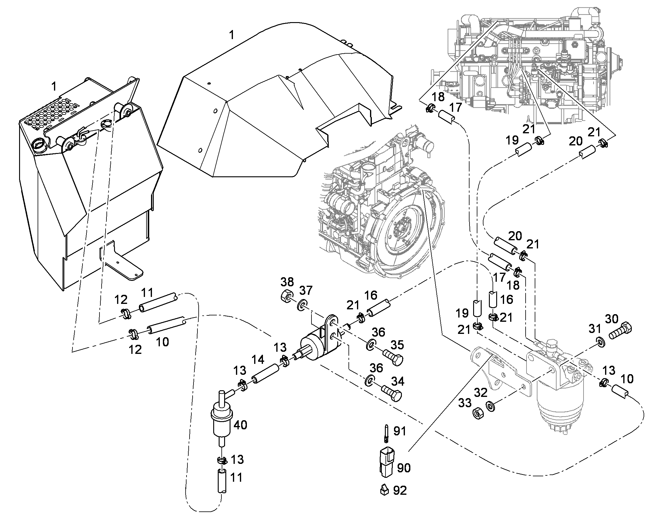 БАК ТОПЛИВНЫЙ 120 LITER 8928576 LIEBHERR