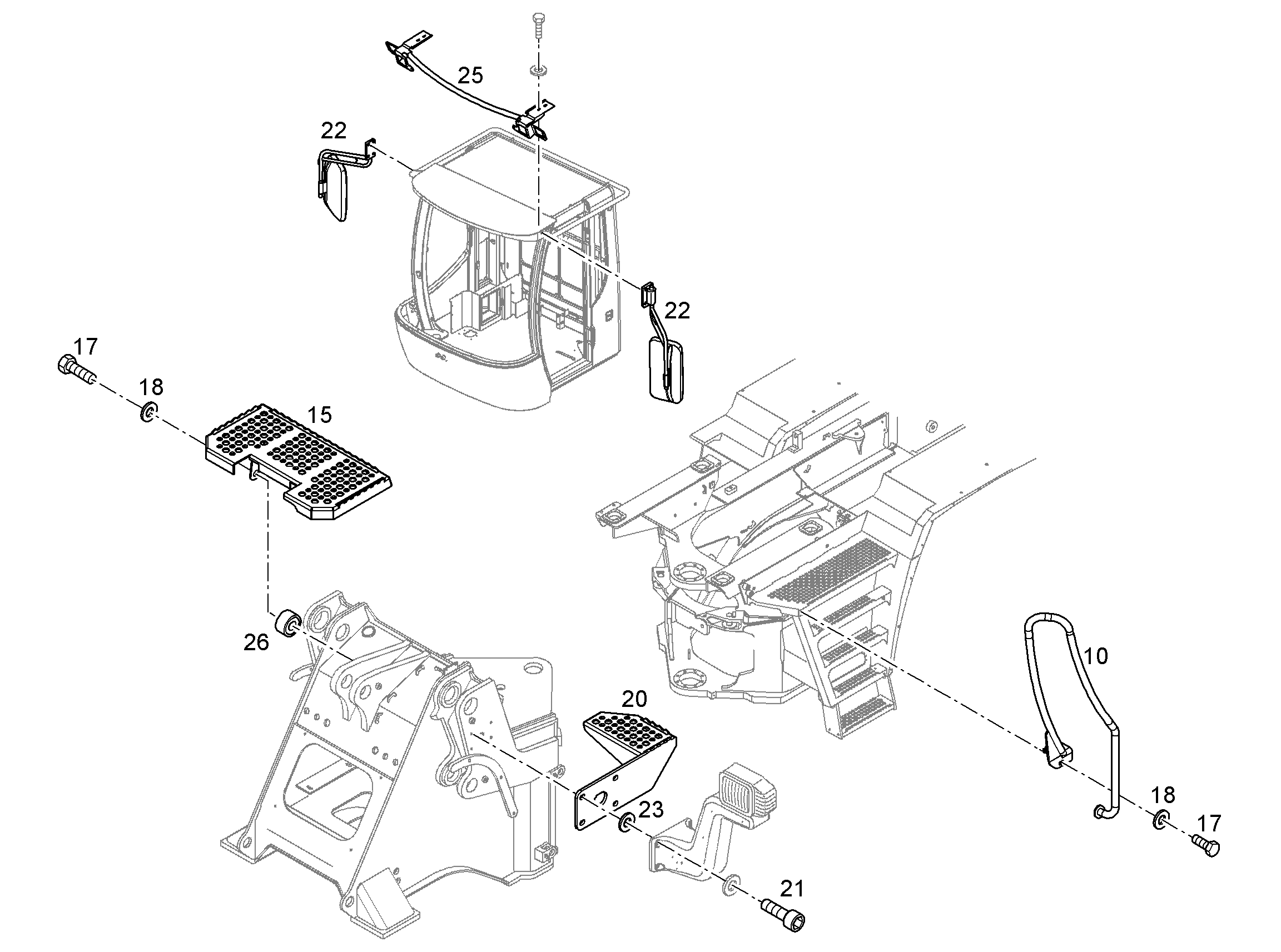 БОЛТ С ШЕСТИГРАННОЙ ГОЛОВКОЙ ISO 4017 M12X25 10.9 A3C 4600184 LIEBHERR