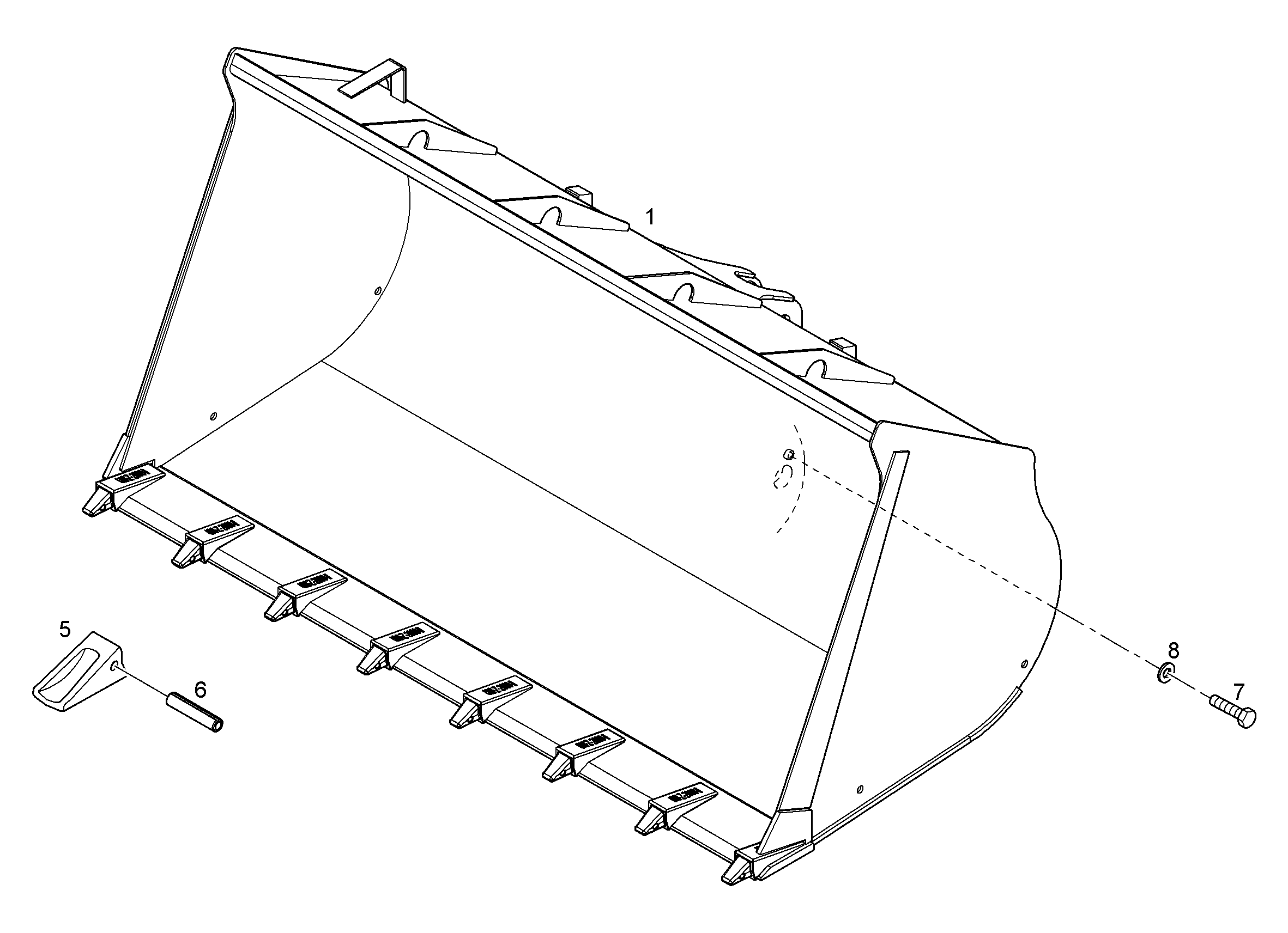 КОВШ 9605473 LIEBHERR