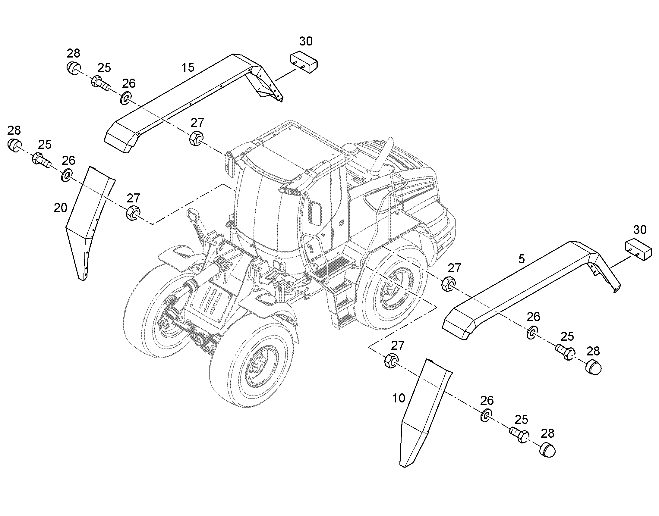РАСШИРЕНИЕ LINKS UNTEN 93011900 LIEBHERR