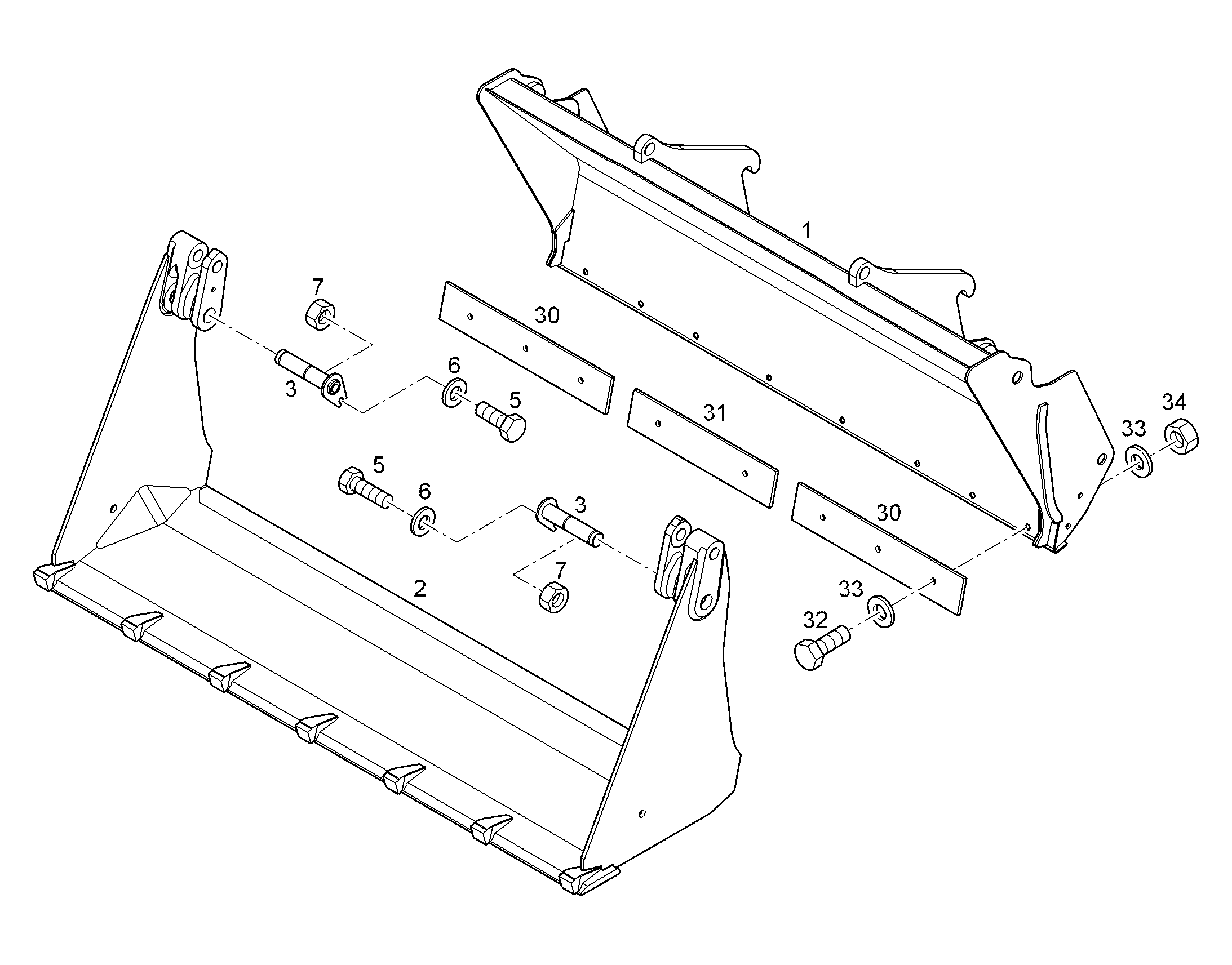 КРЫШКА КОВША 8922092 LIEBHERR