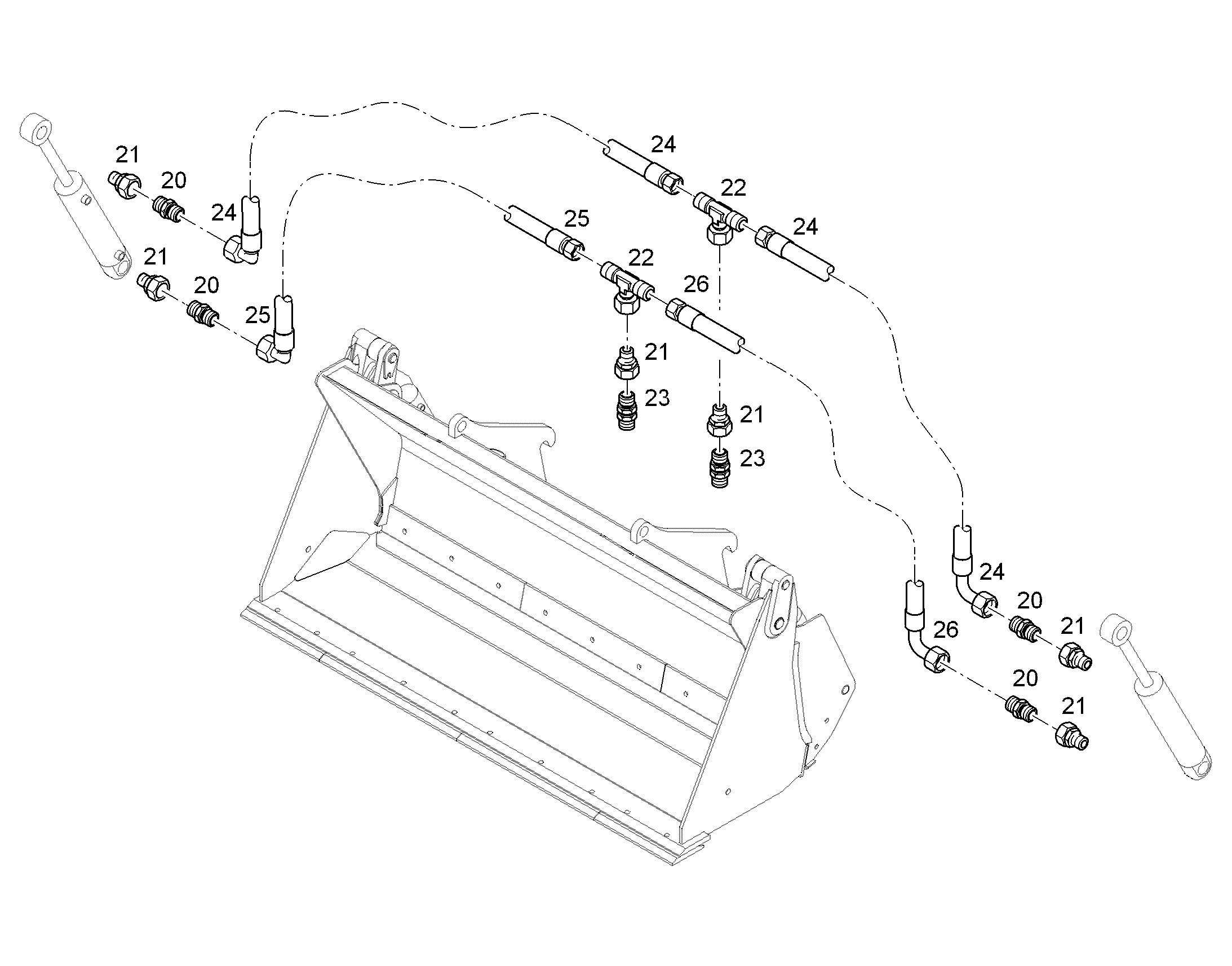 ШЛАНГ 12X1150 5618006 LIEBHERR