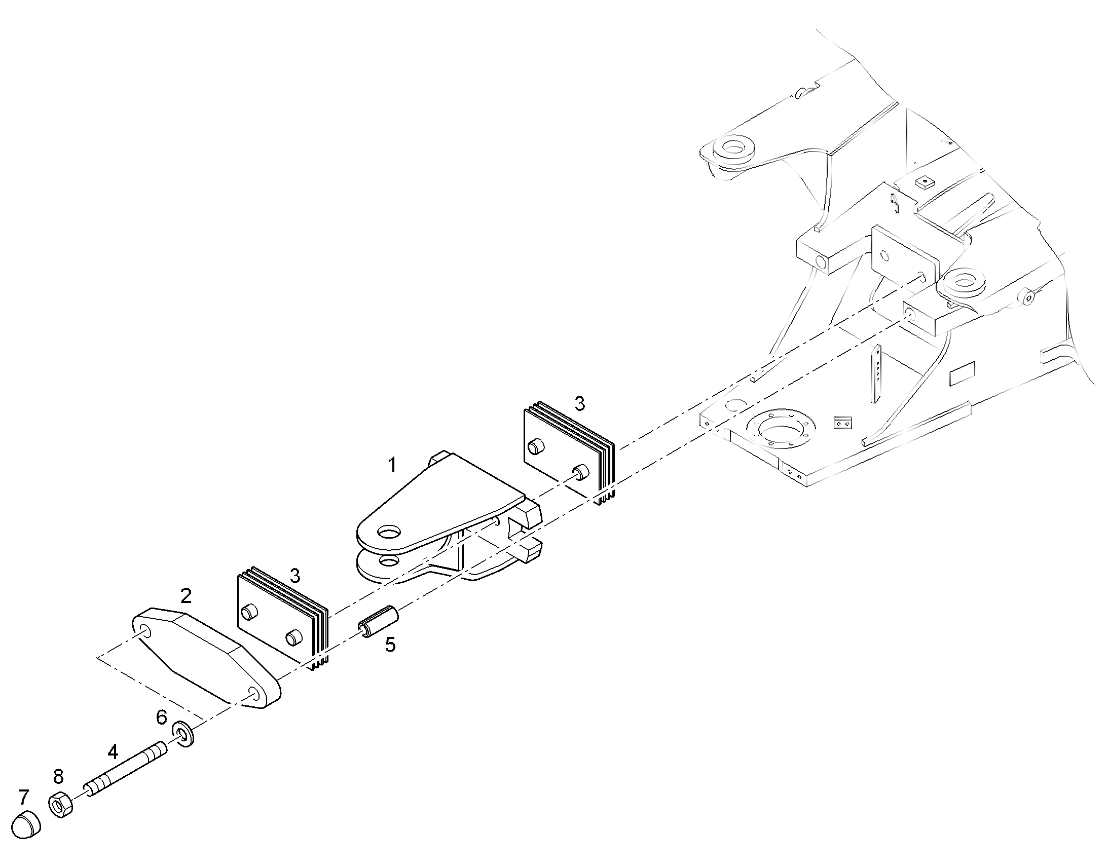ЛИСТОВАЯ РЕССОРА 11696338 LIEBHERR