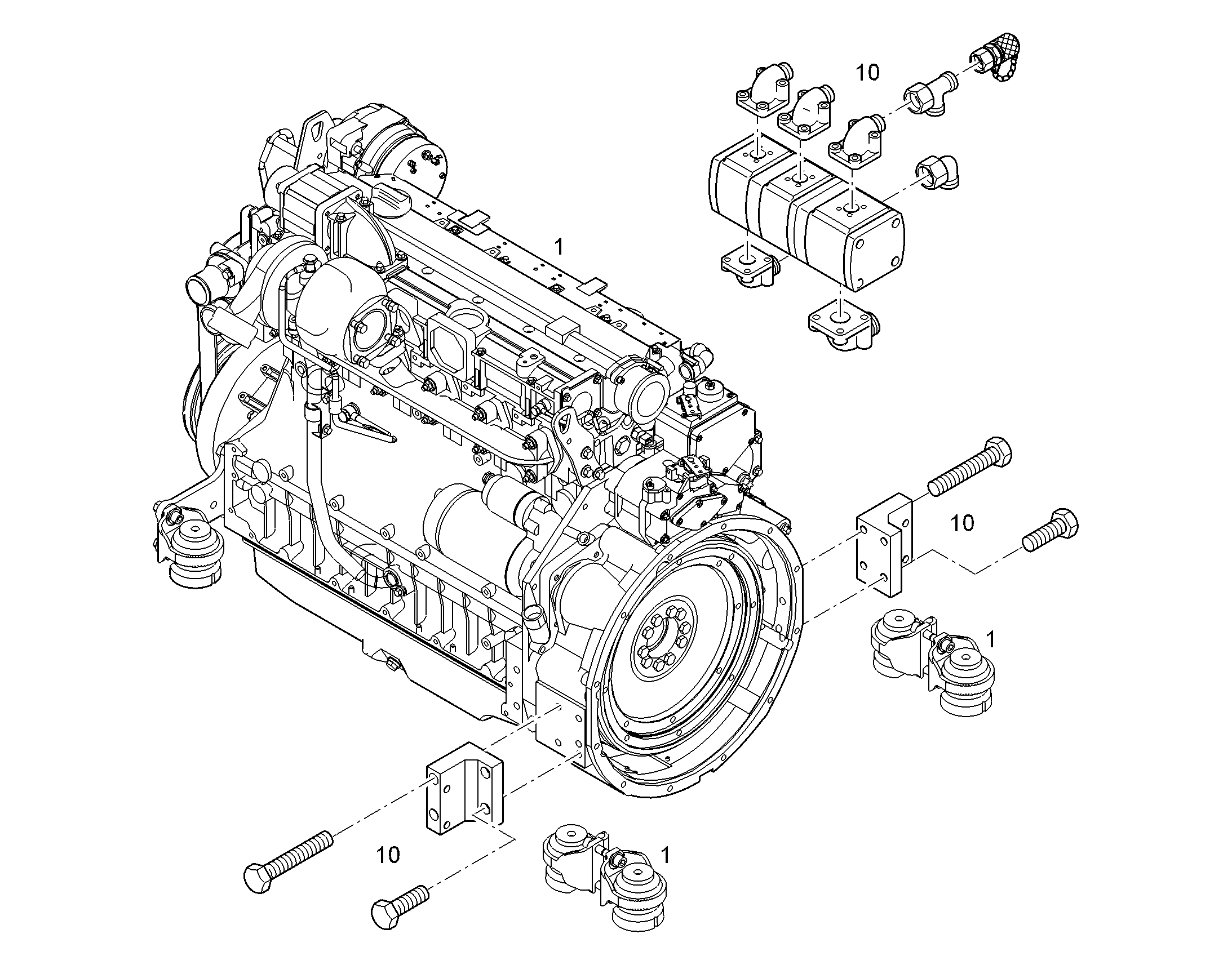 ЧАСТИ ДВИГАТЕЛЬ 93010943 LIEBHERR
