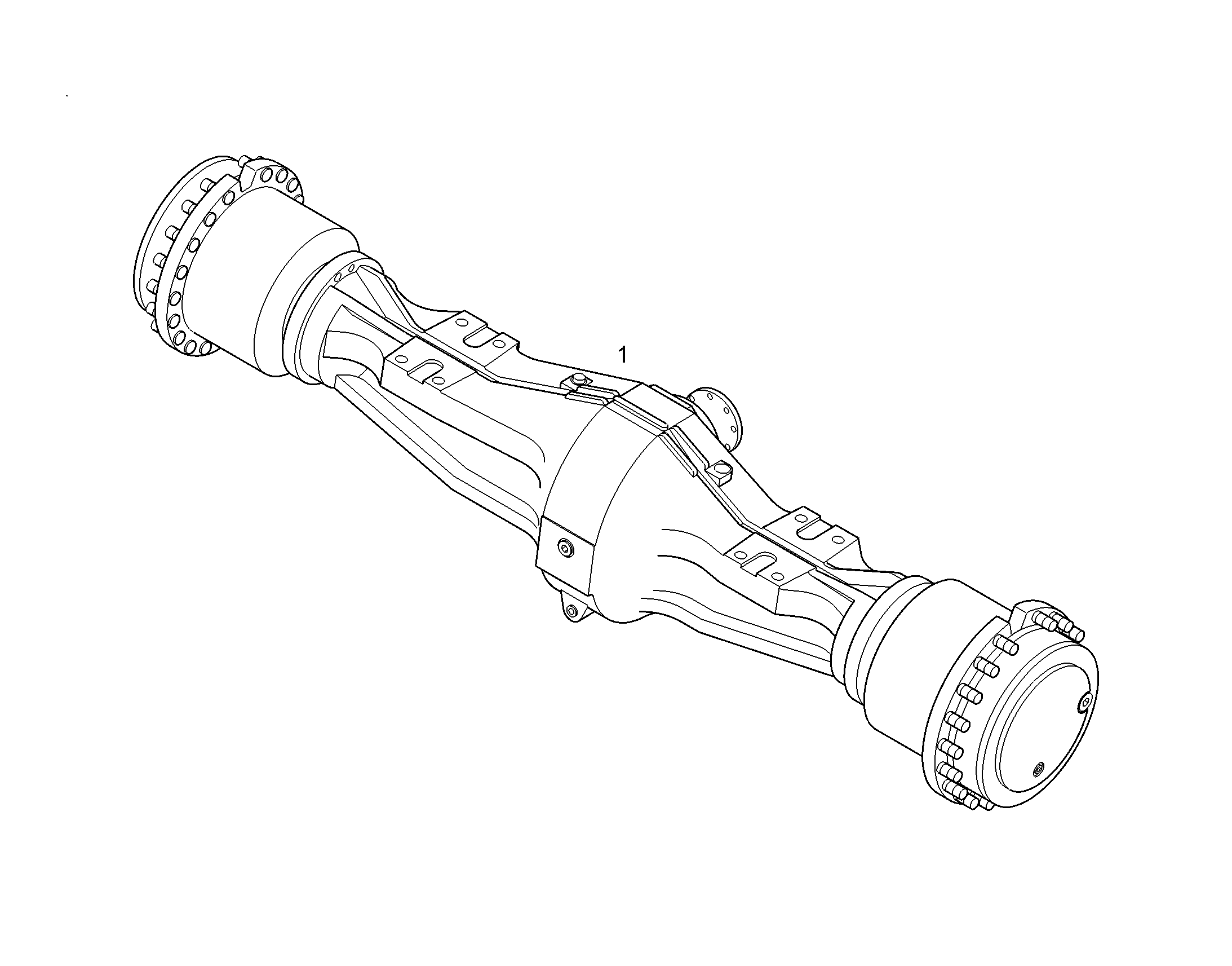 ОСЬ САТЕЛЛИТА НЕПОДВИЖНАЯ AP 412 10815749 LIEBHERR