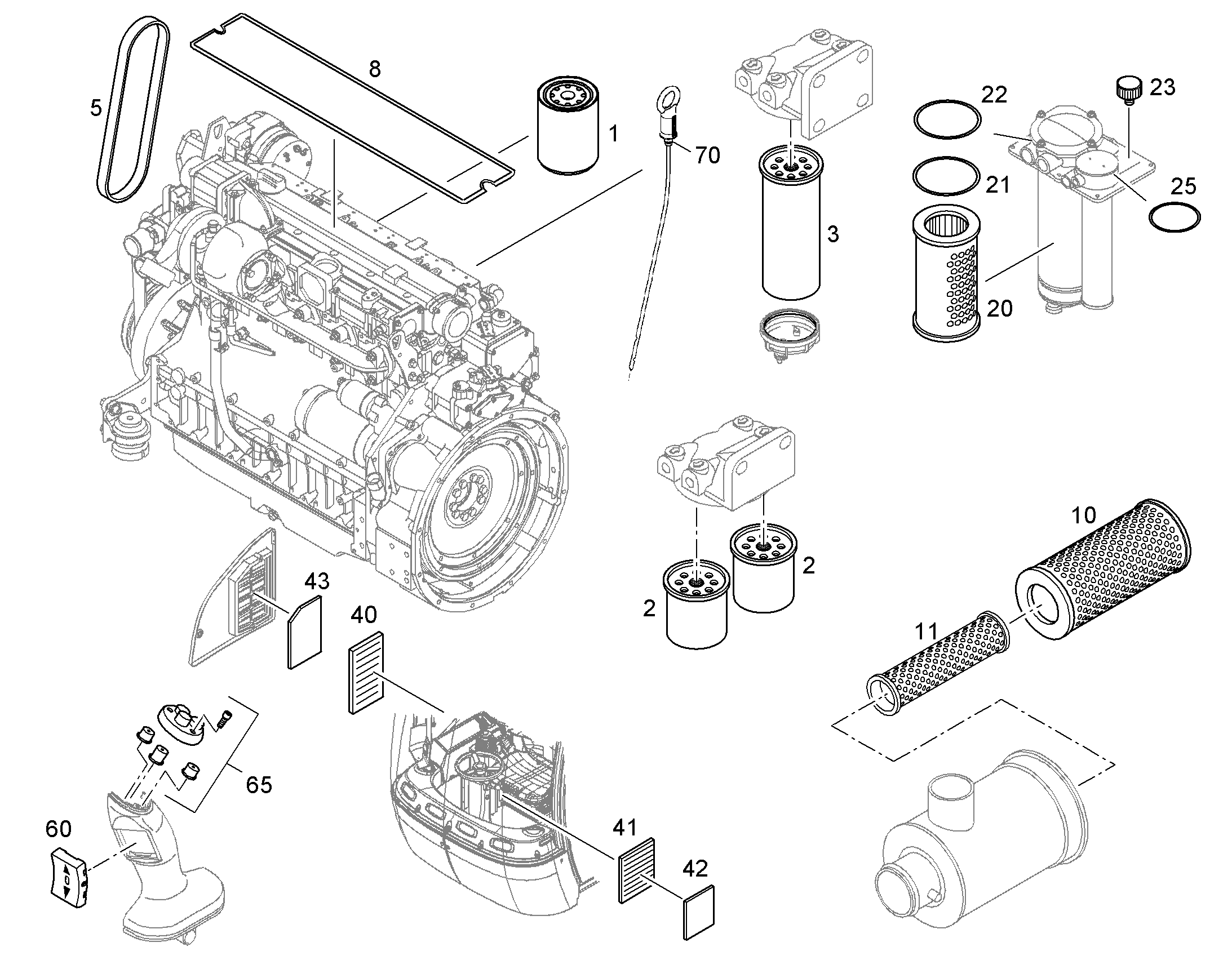 ФИЛЬТРУЮЩИЙ ЭЛЕМЕНТ 10218216 LIEBHERR