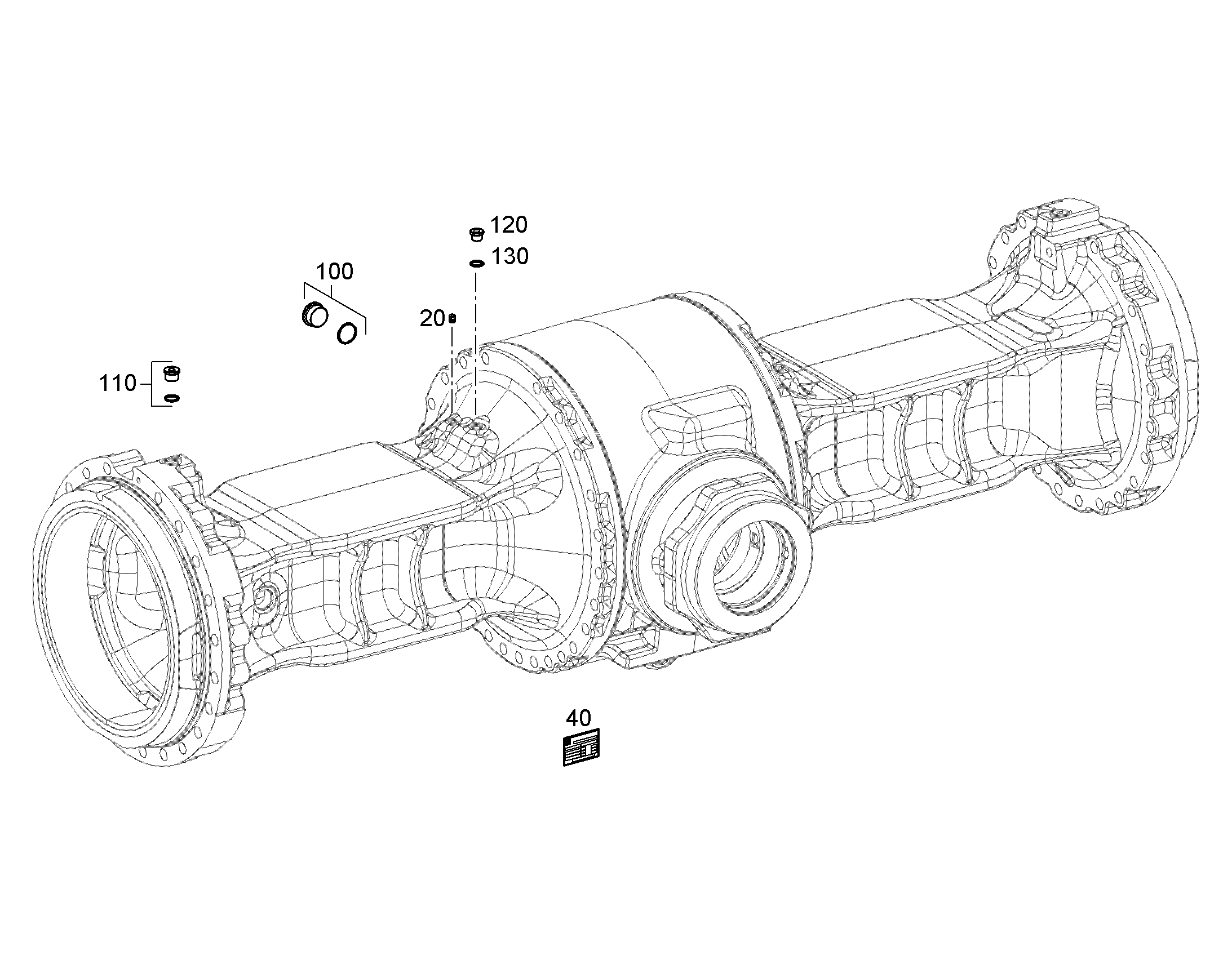 ЗАГЛУШКА РЕЗЬБОВАЯ 7029317 LIEBHERR