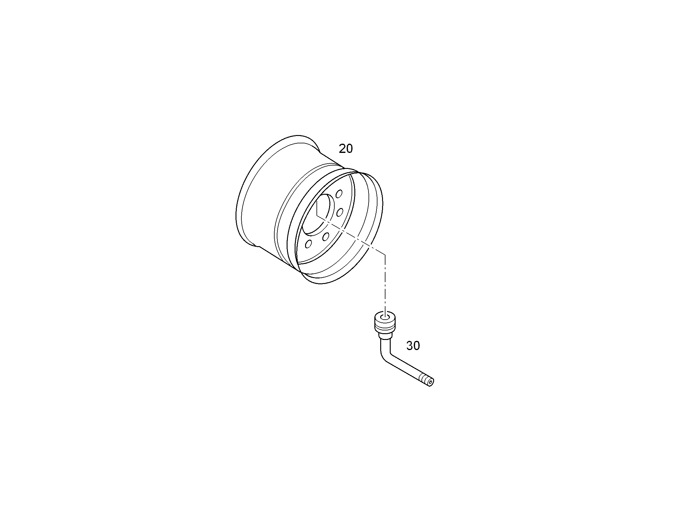 ДИСКОВОЕ КОЛЕСО 11X20 (8-LOCH) 12211411 LIEBHERR