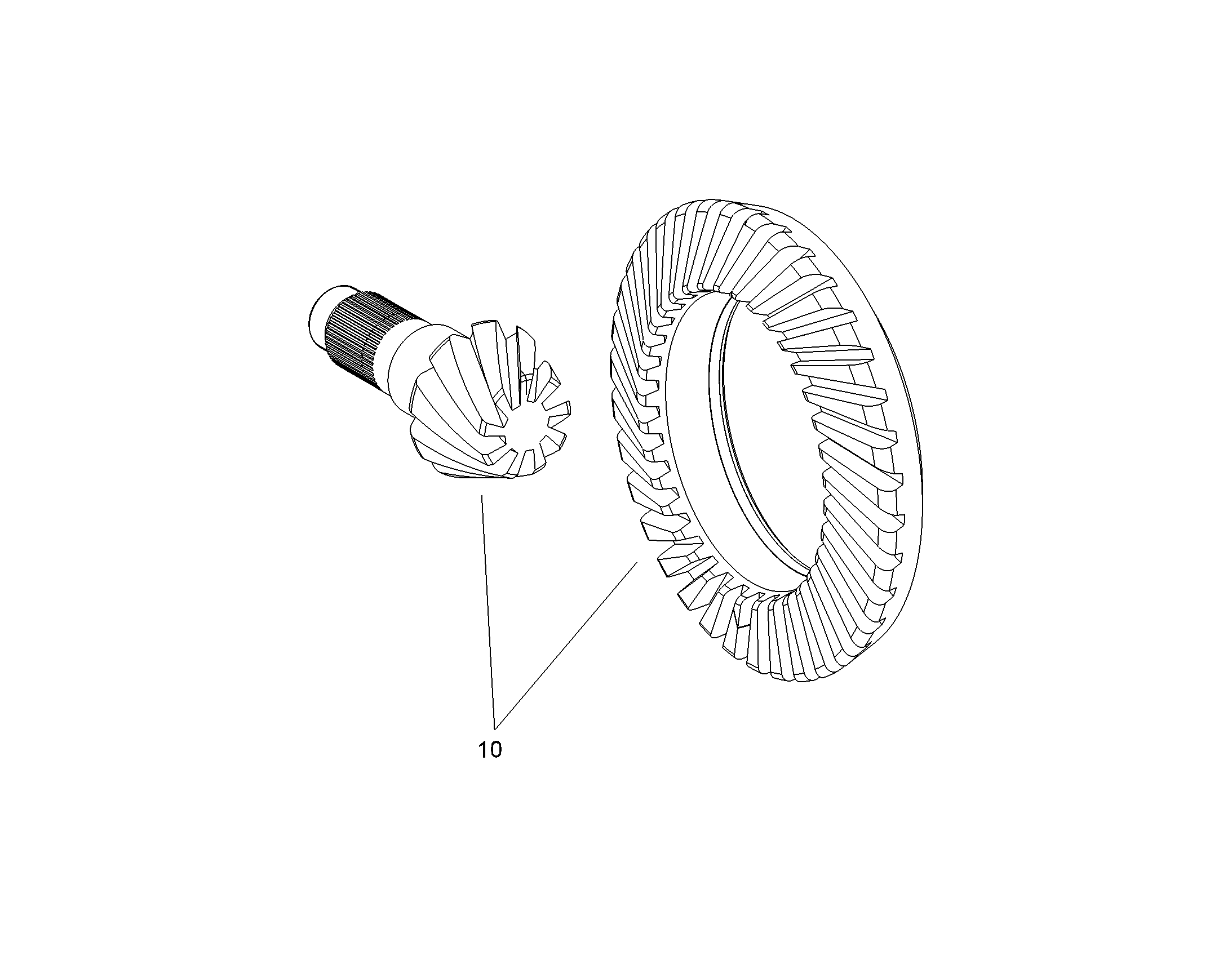 КОМПЛЕКТ КОНИЧЕСКИХ КОЛЕС 11065684 LIEBHERR