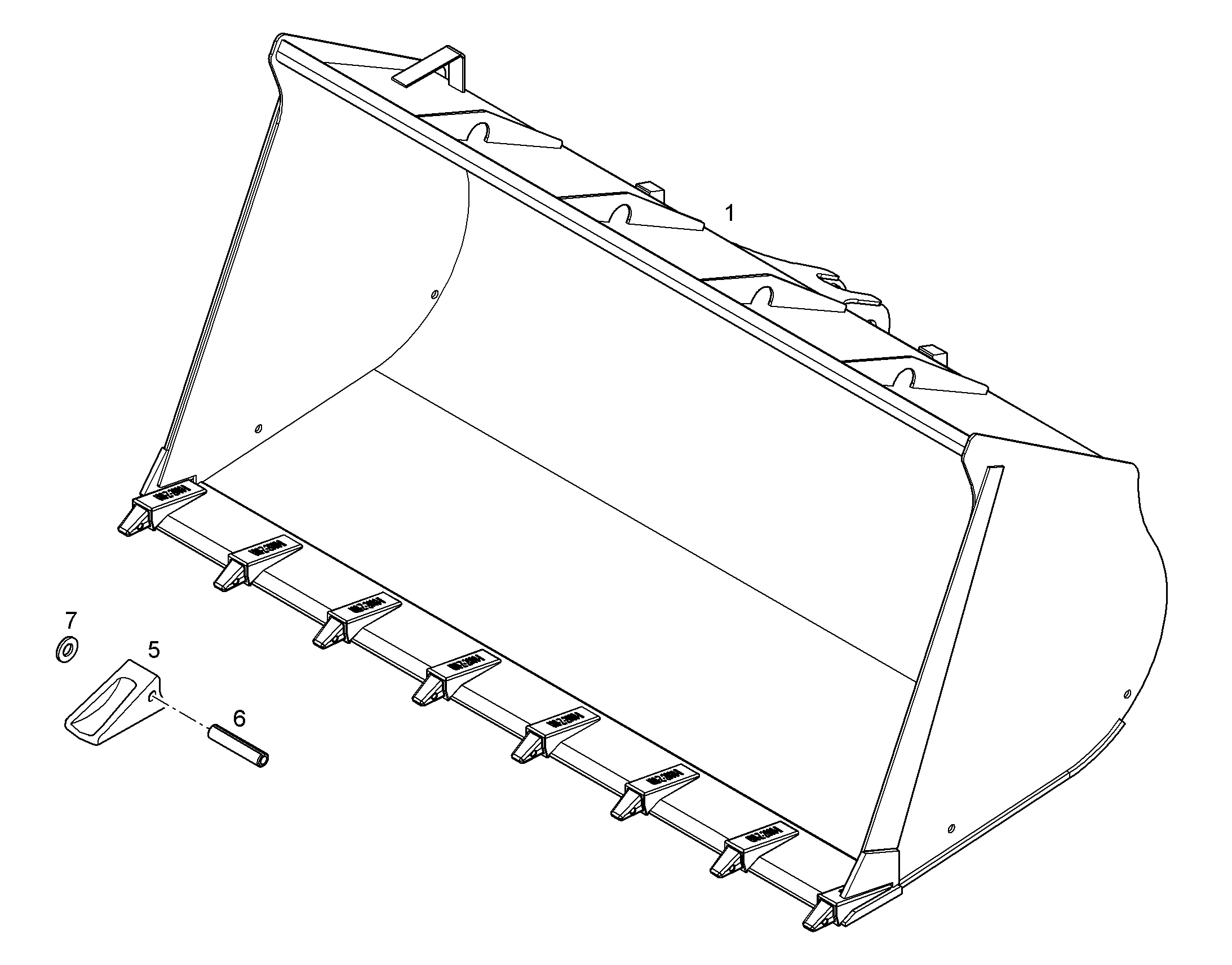 КОВШ 93010069 LIEBHERR