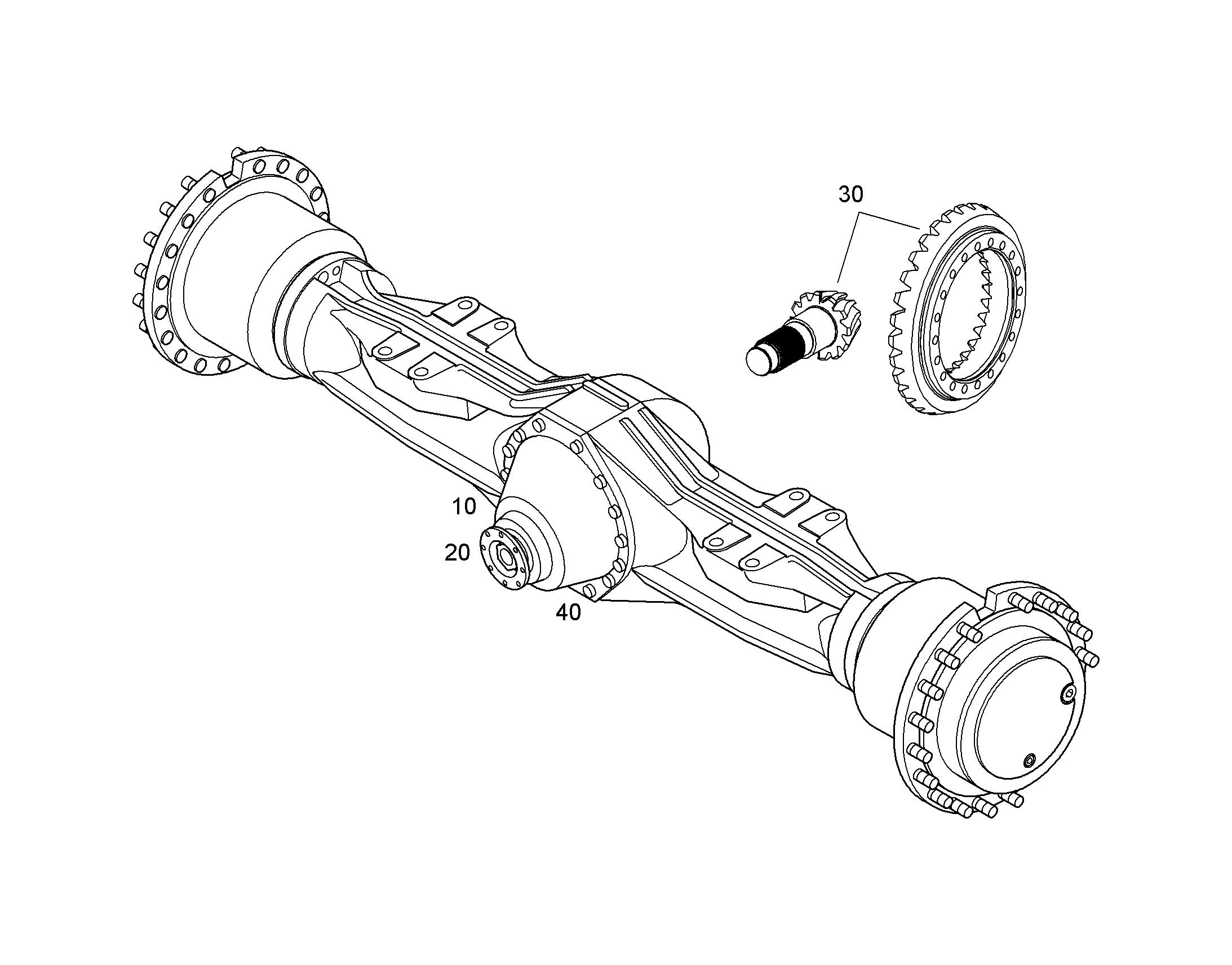КОМПЛЕКТ КОНИЧЕСКИХ КОЛЕС 11066643 LIEBHERR
