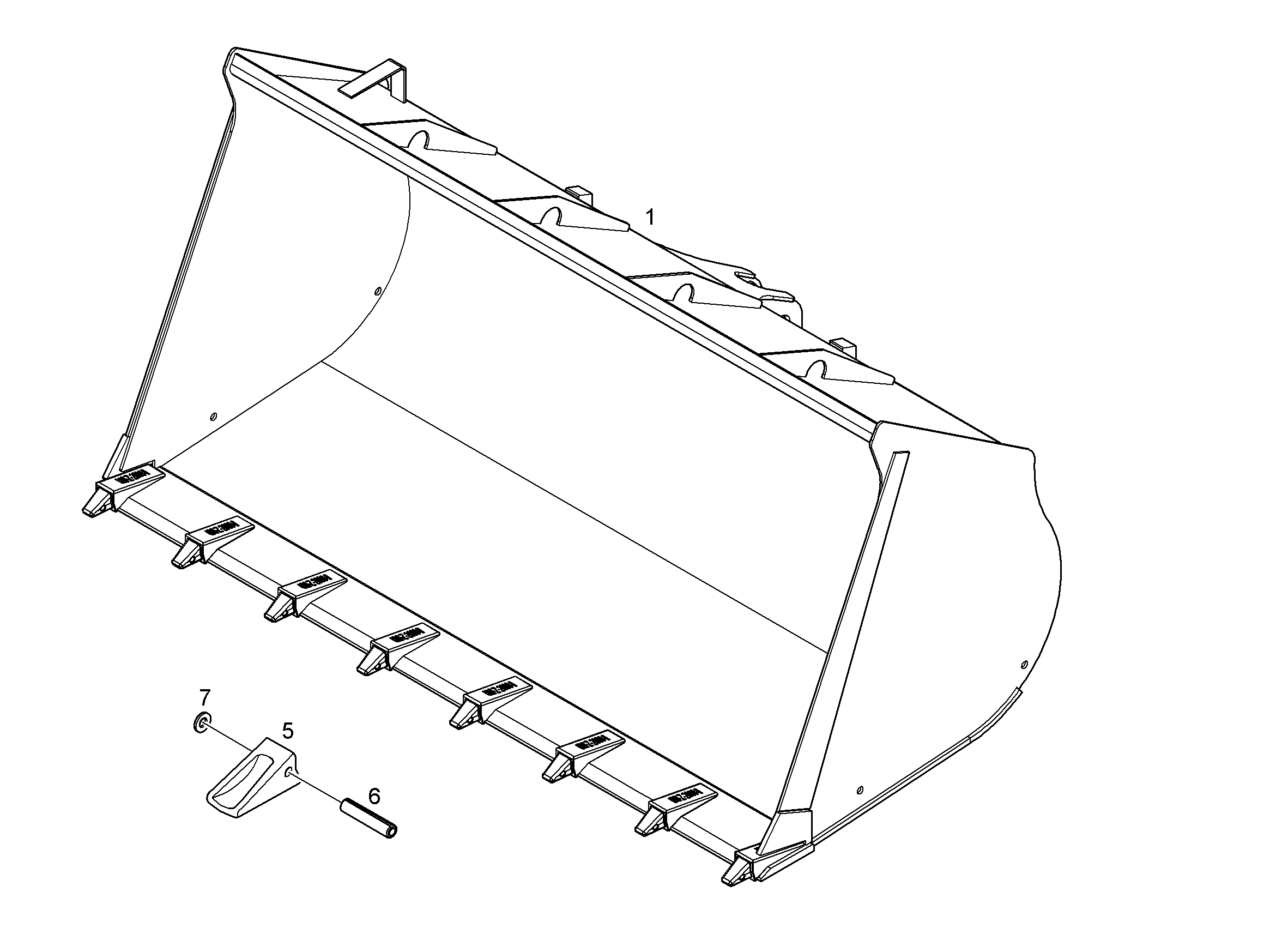 КОВШ 93013951 LIEBHERR
