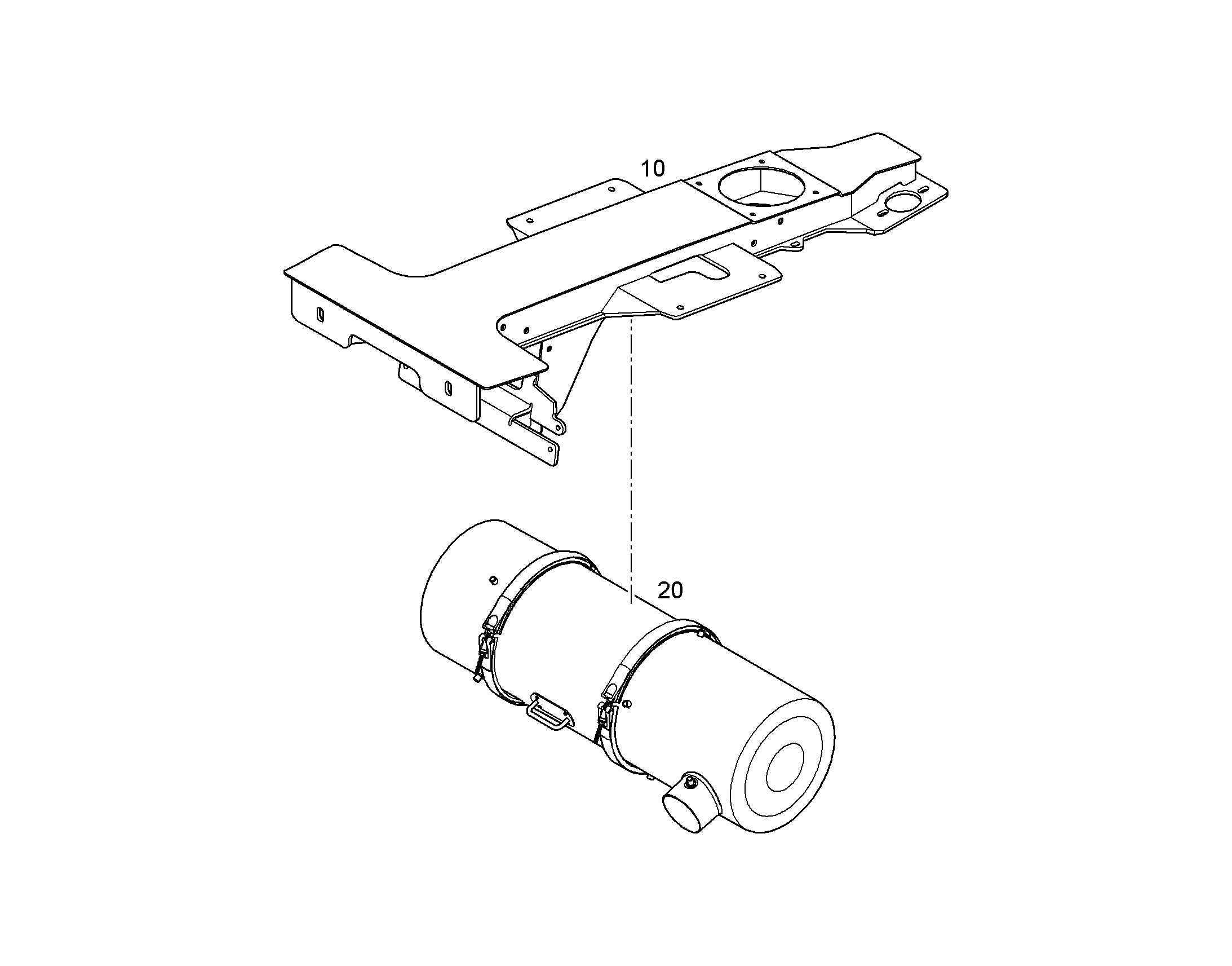 ФИЛЬТР ДИЗЕЛЬНЫЙ ПЫЛЕВОЙ 332,5X990 RADIAL-RADIAL 10130524 LIEBHERR