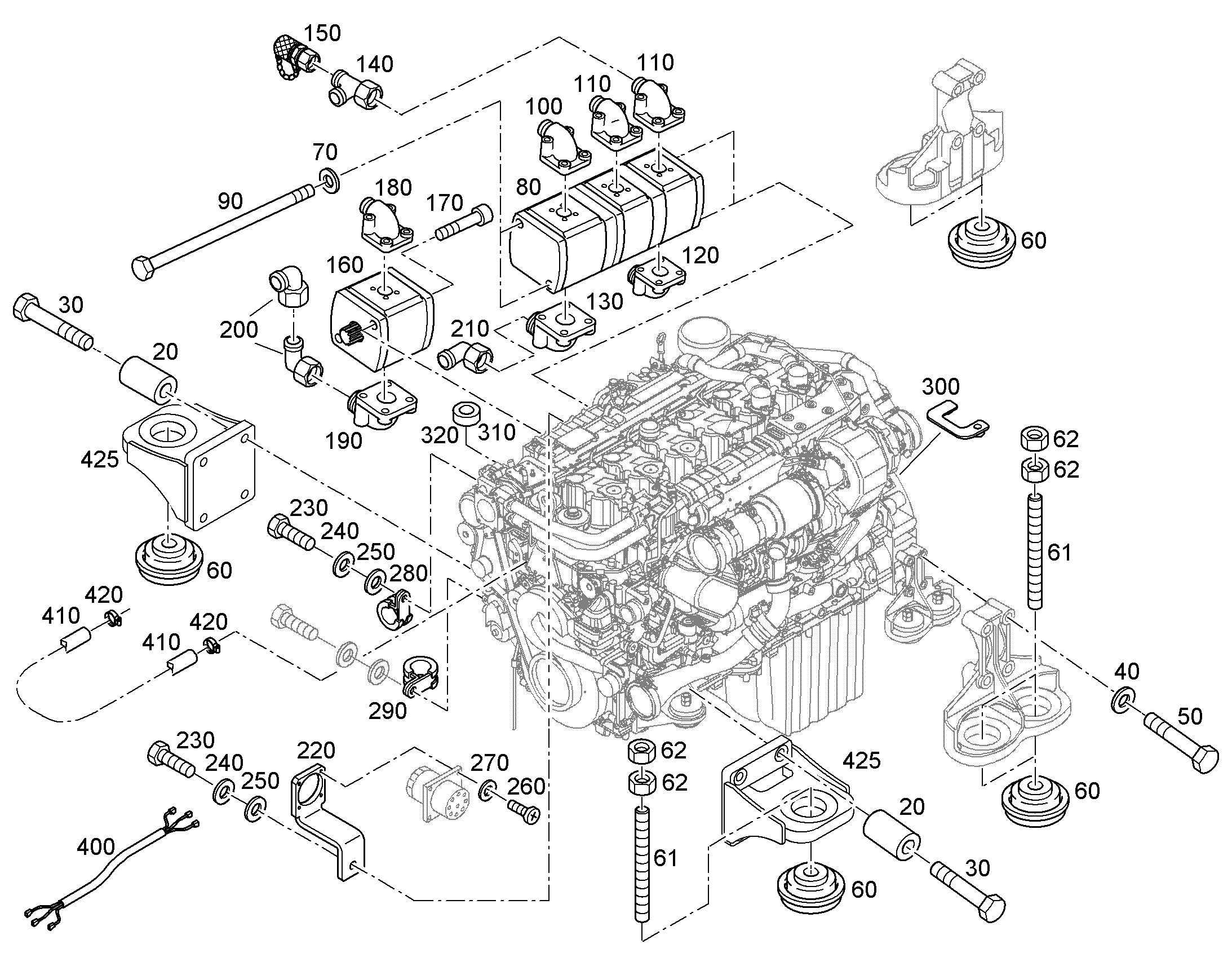 КОЛЬЦО РЕЗИНОВОЕ 19 10123877 LIEBHERR