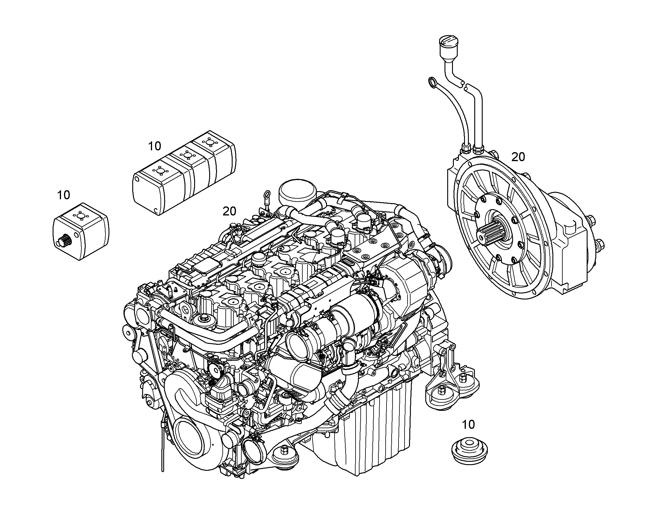 ЧАСТИ ДВИГАТЕЛЬ 8929672 LIEBHERR