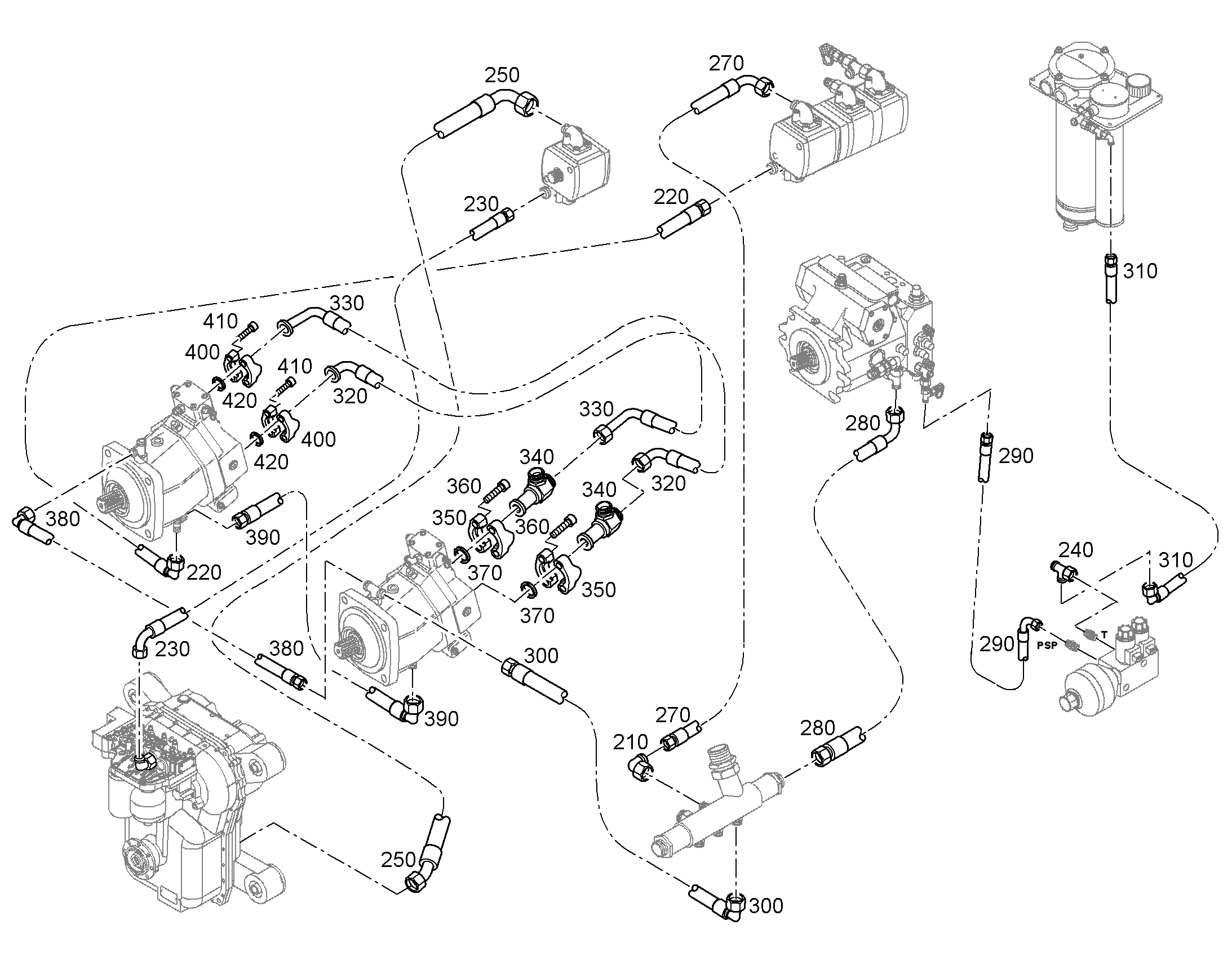 ШЛАНГ 12X2400 5618887 LIEBHERR