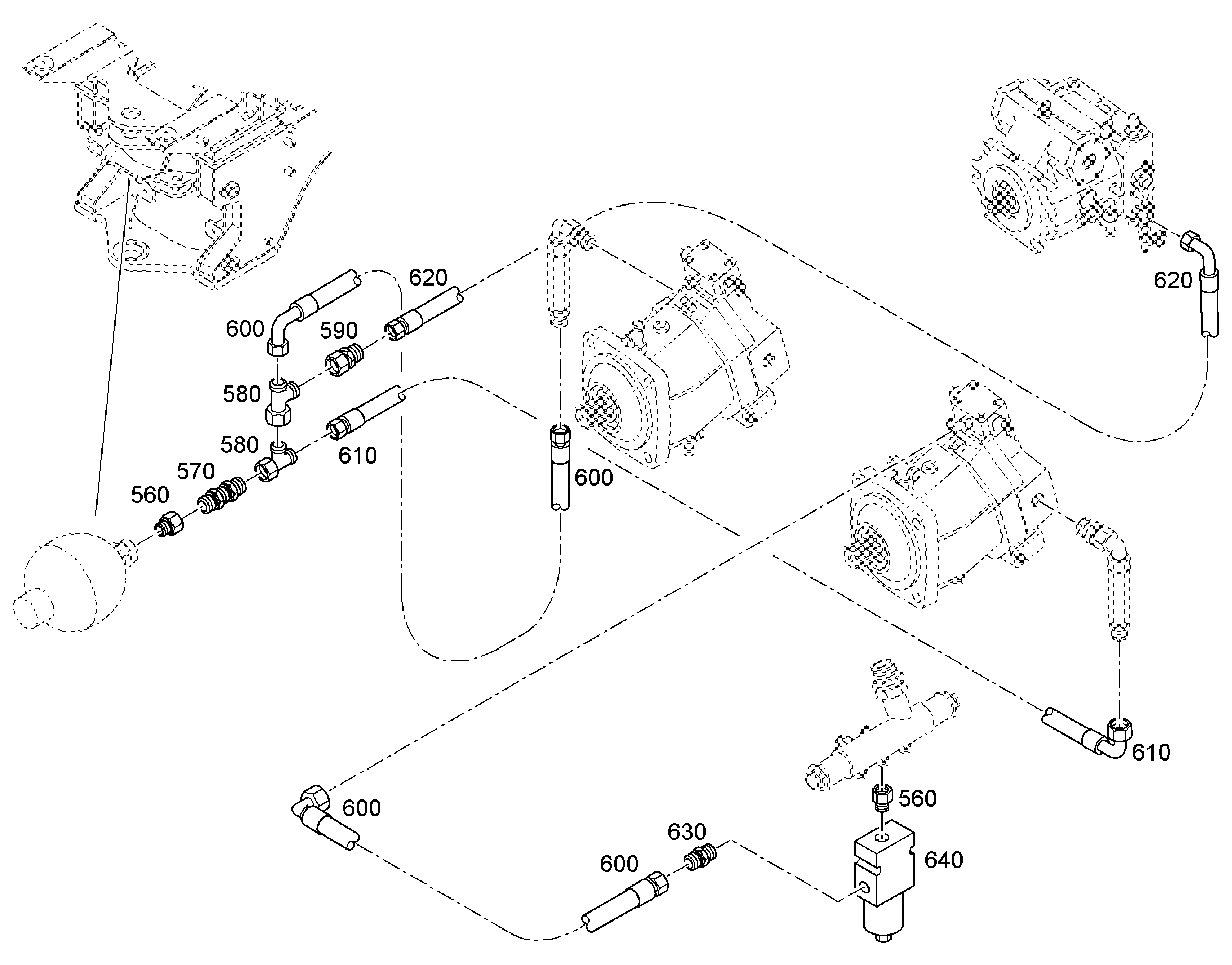 ШЛАНГ 10X3900 11007977 LIEBHERR