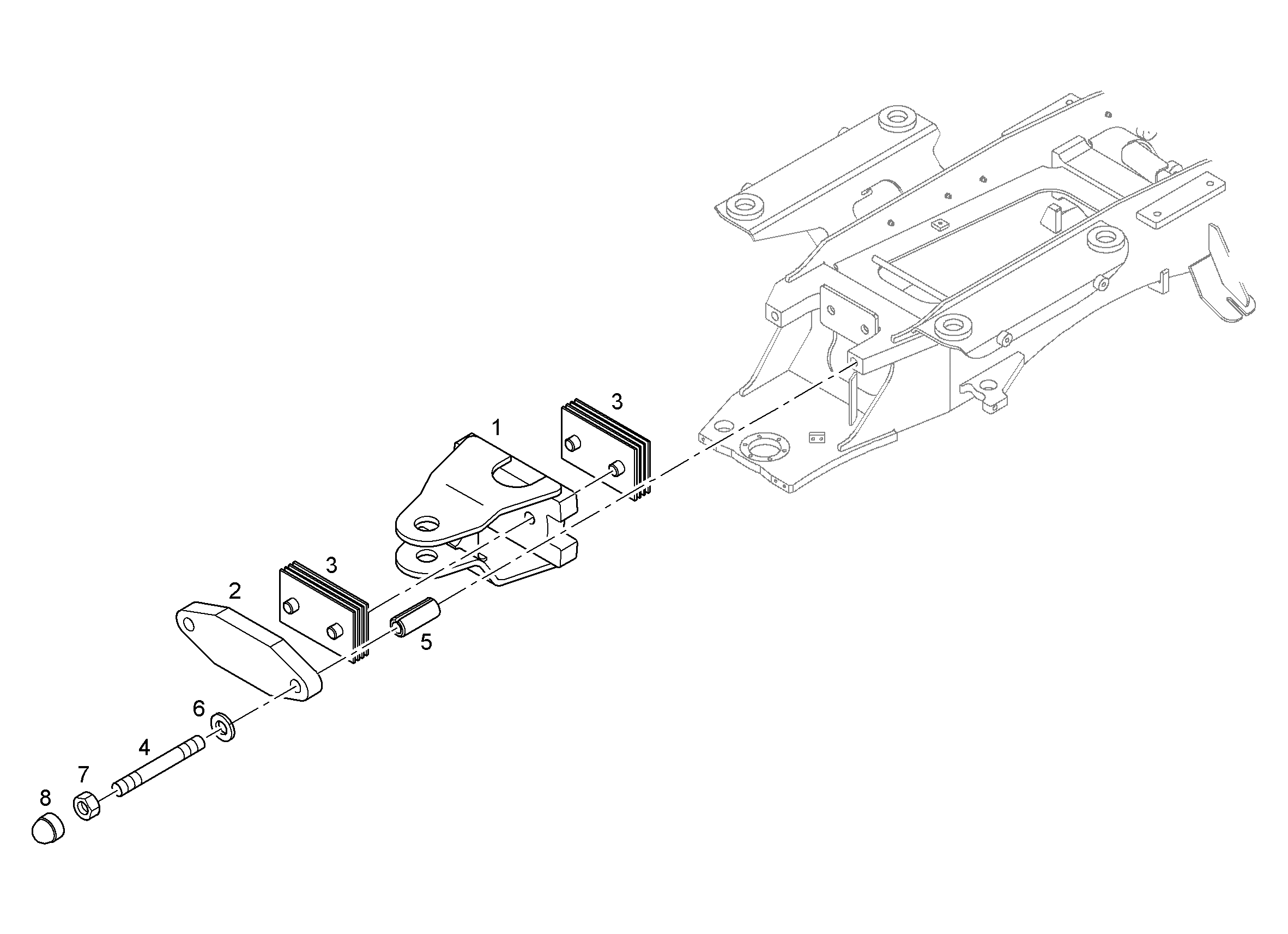ШПИЛЬКА DIN 939 M24X130 10.9 FLZN 11182419 LIEBHERR