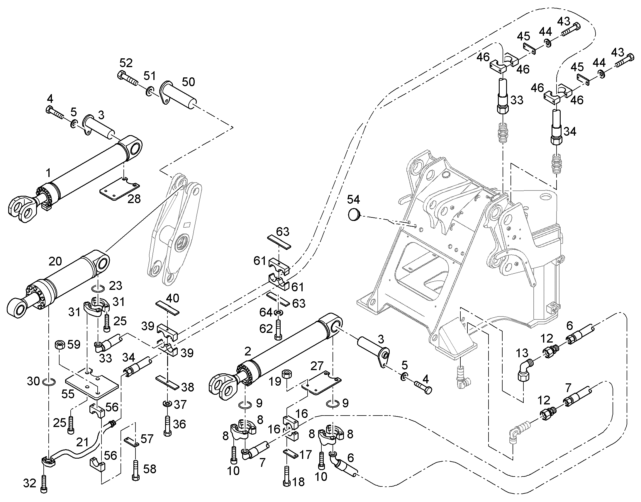 ШЛАНГ 20X2450 11117427 LIEBHERR