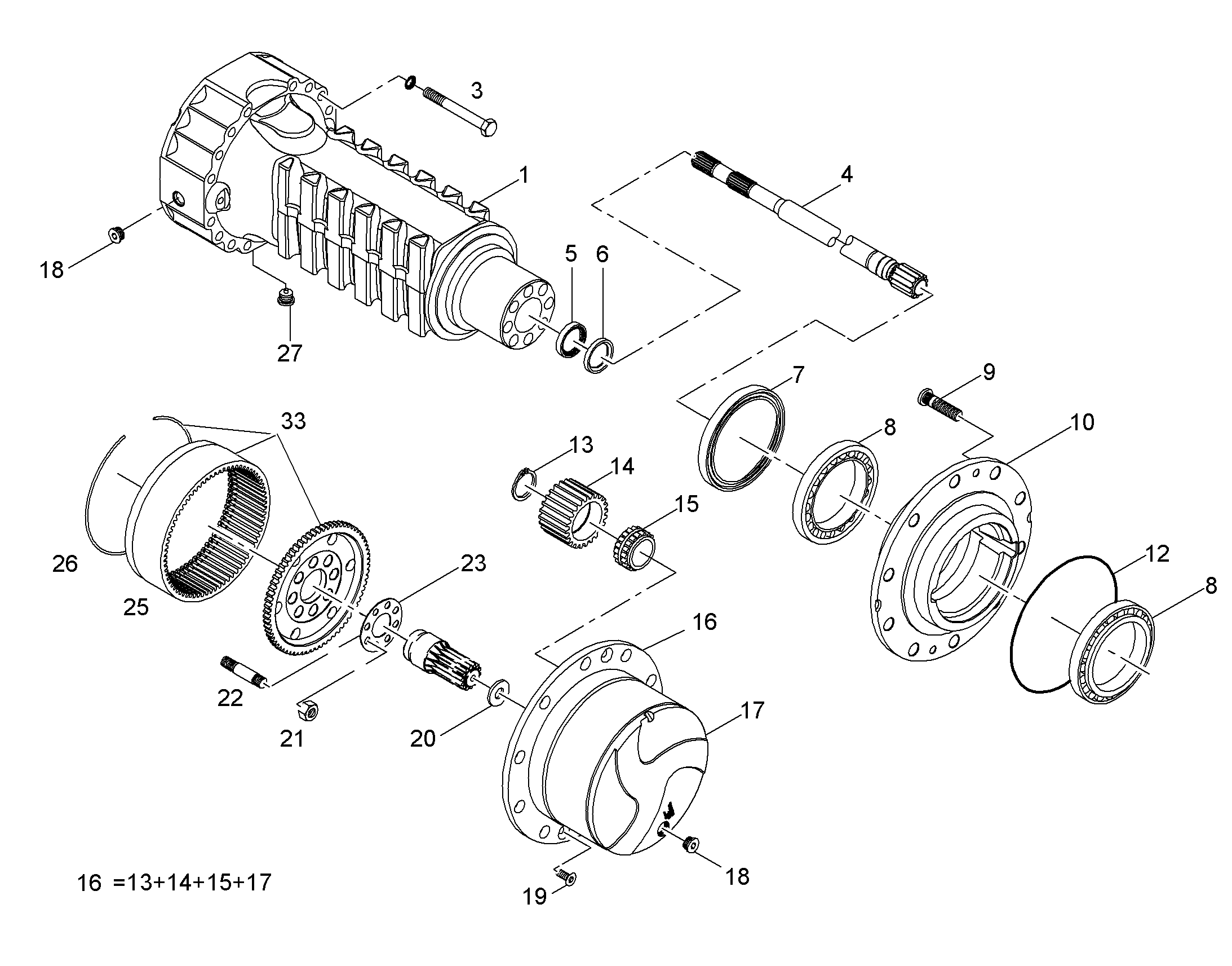 ПОЛУОСЬ 11065912 LIEBHERR