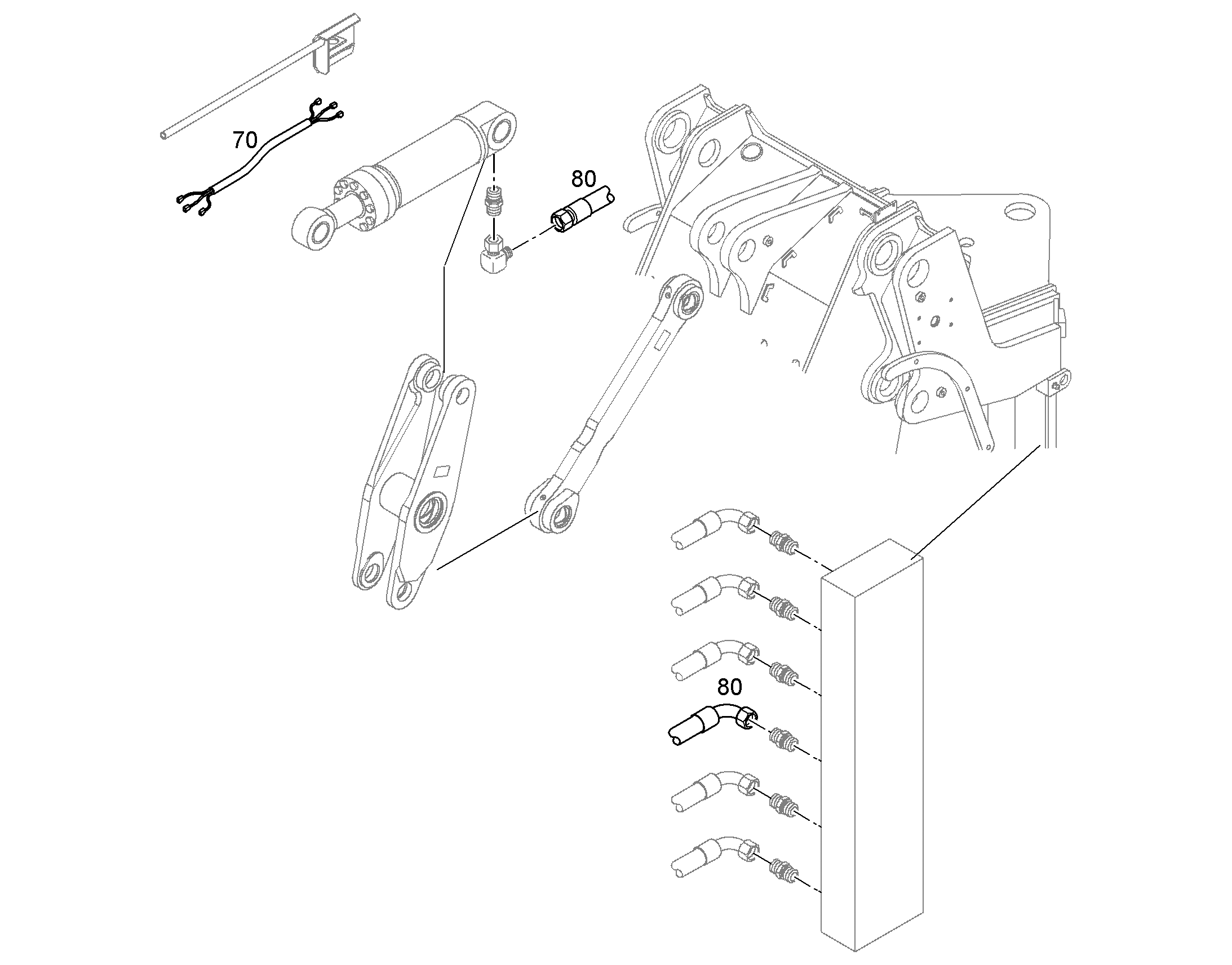 ШЛАНГ 4X3300 11211454 LIEBHERR