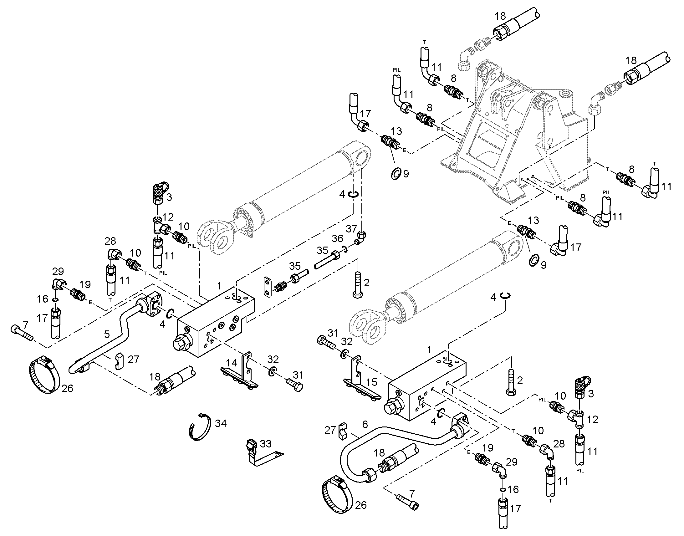 ШЛАНГ 16X1400 11080402 LIEBHERR