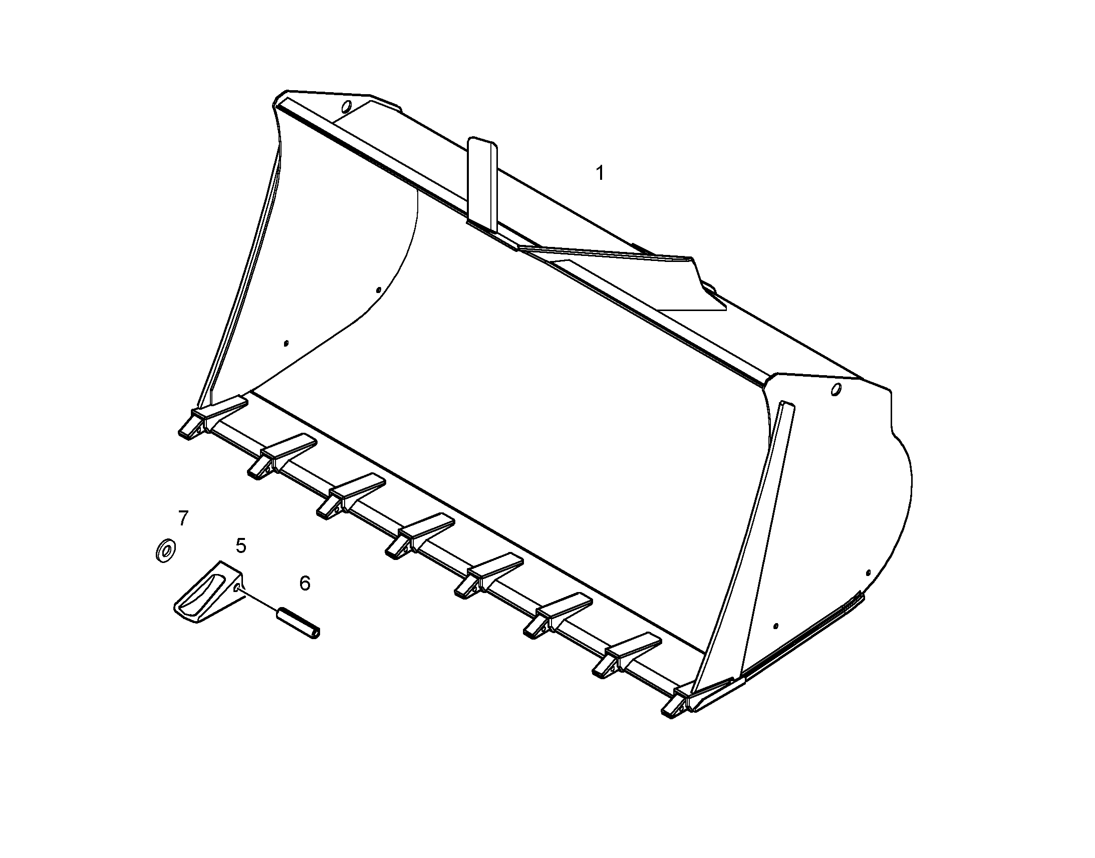 КОВШ 93022294 LIEBHERR