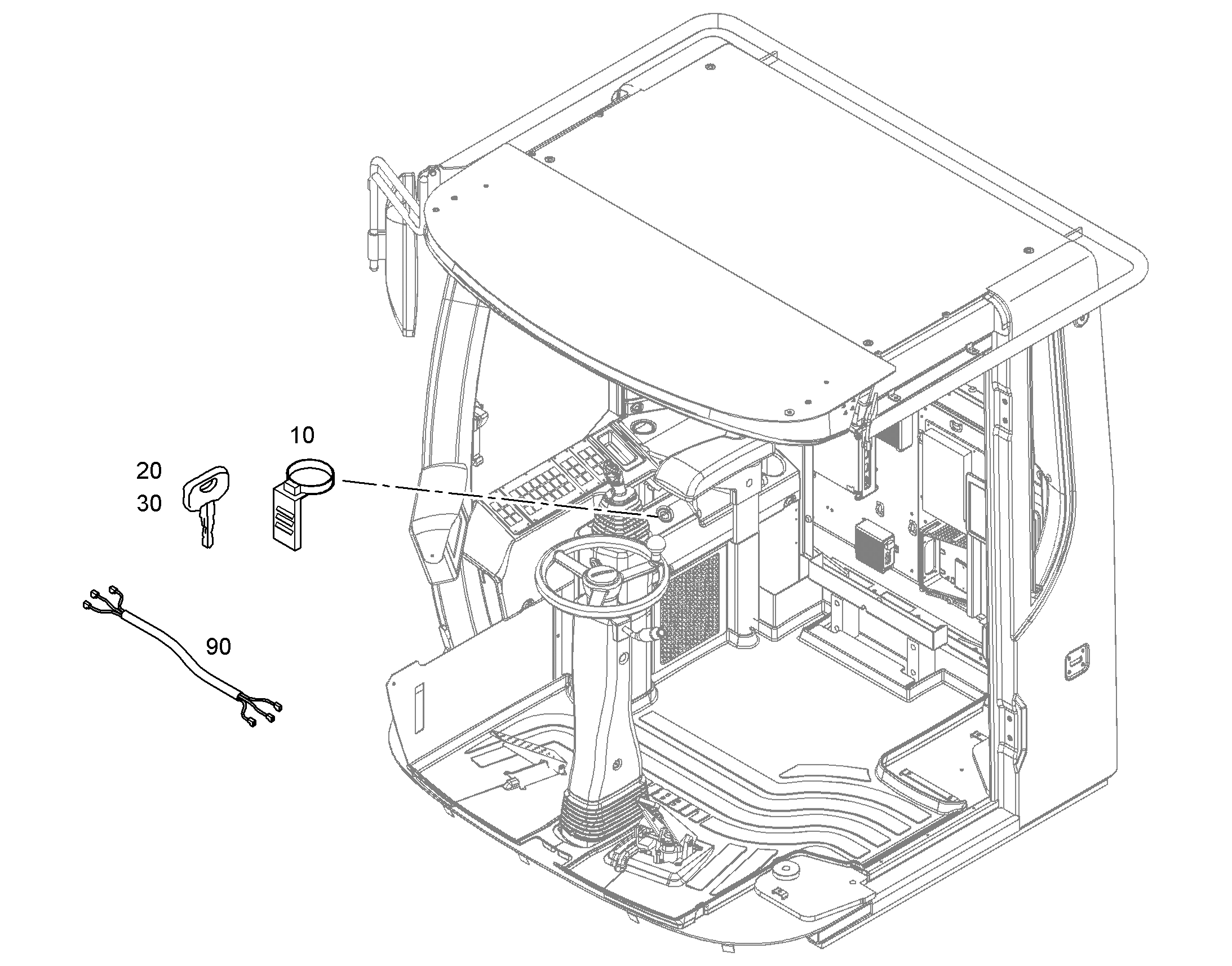 КЛЮЧ USER-LEVEL 11102099 LIEBHERR