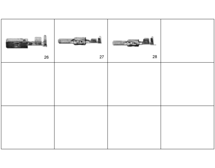 КОНТАКТЫ 2,8 X 0,8mm 0,5-1,0mm² 11620061 LIEBHERR