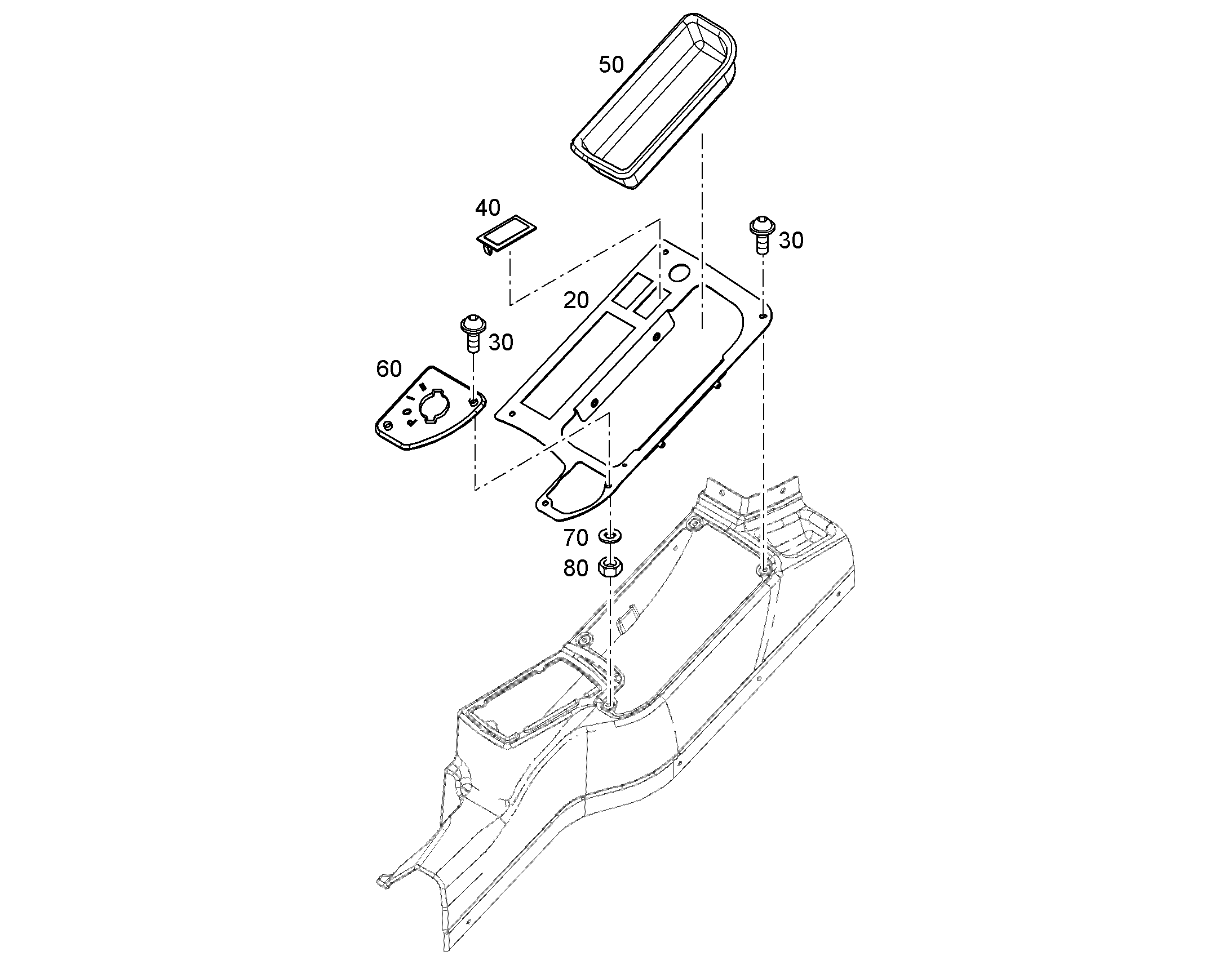 ПЛАТФОРМА КОВШОВАЯ 93020461 LIEBHERR