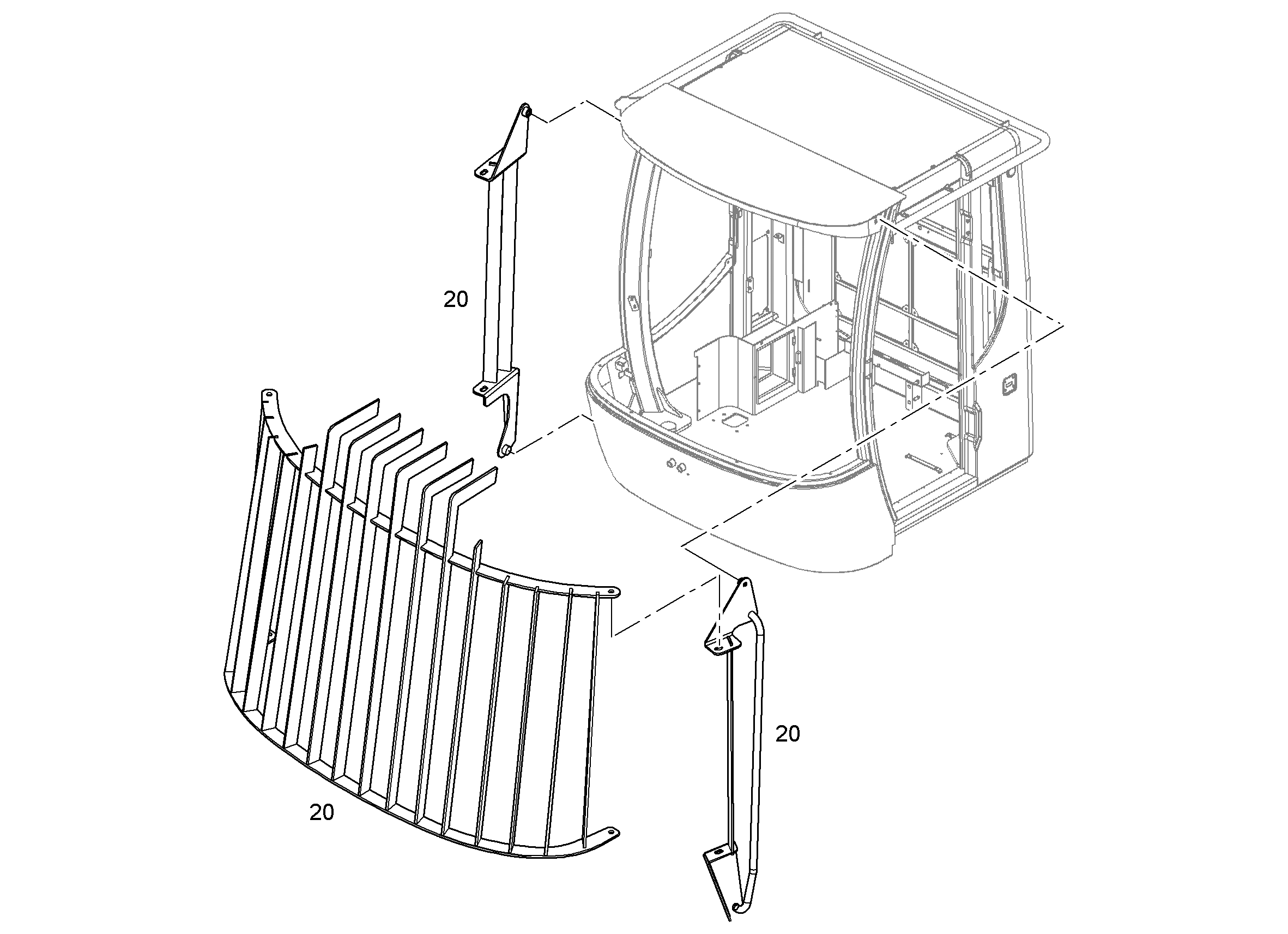 РЕШЕТКА ПРЕДОХРАНИТЕЛЬНАЯ 93026884 LIEBHERR