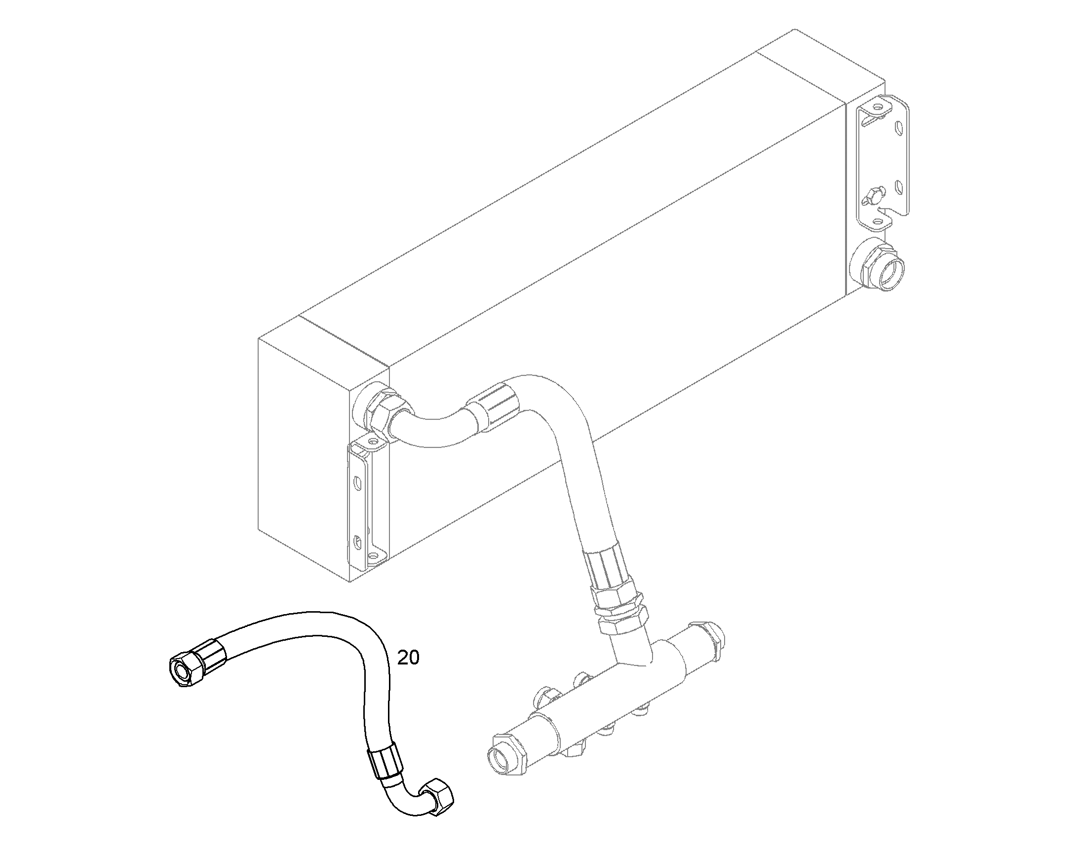 ШЛАНГ 25X3000 10217664 LIEBHERR