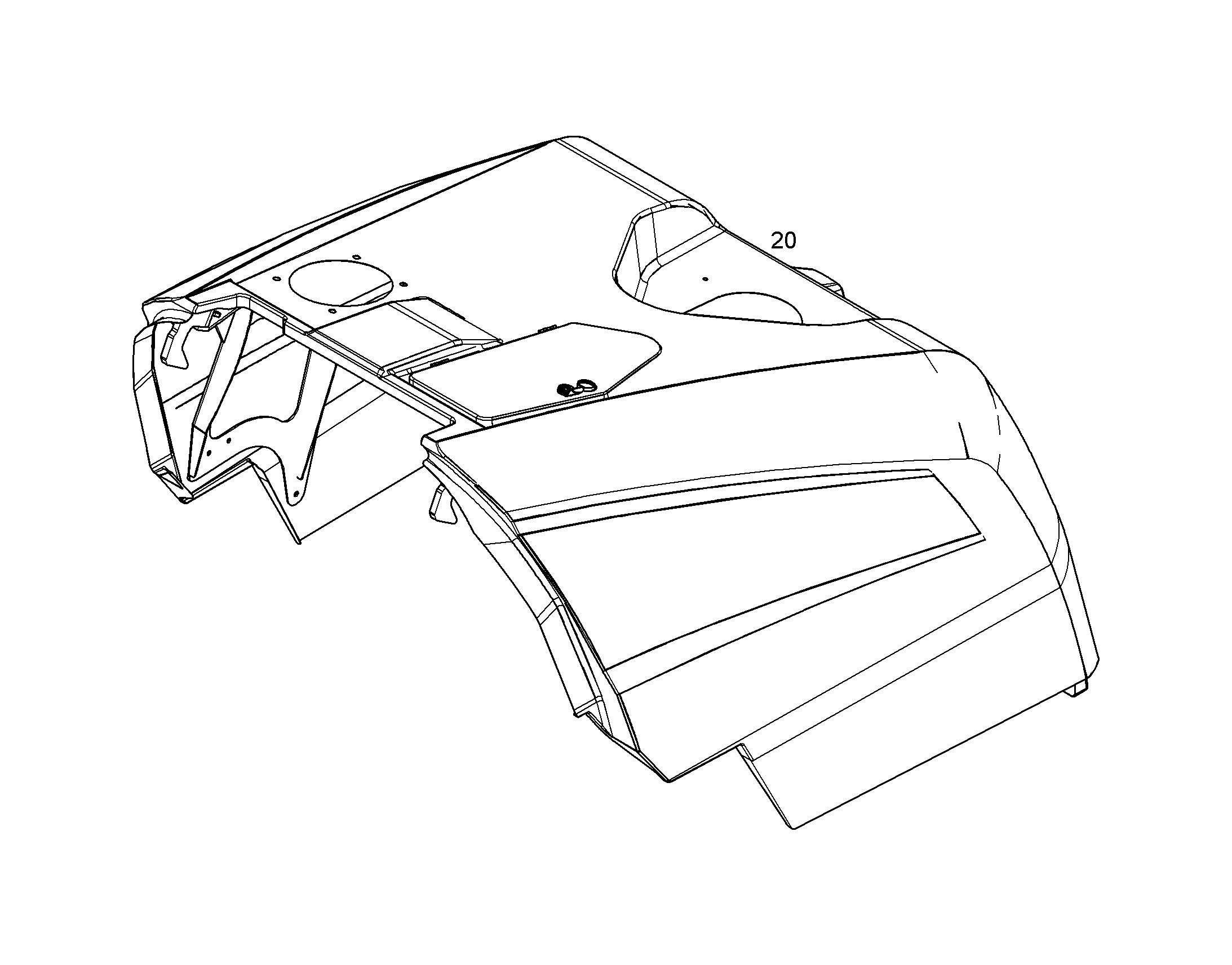 КОЖУХ KUNSTSTOFF 93012791 LIEBHERR