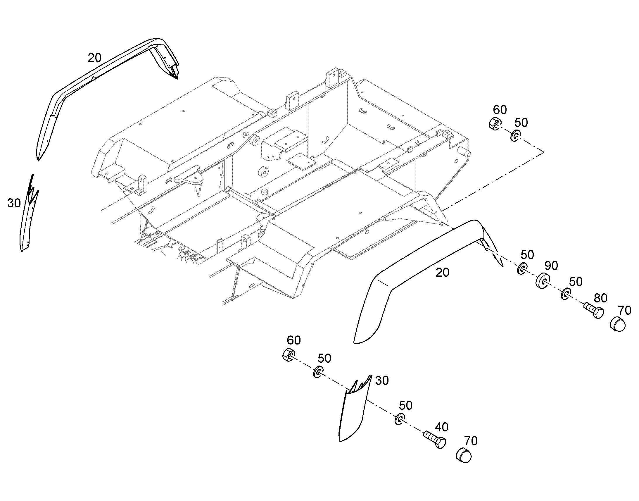 РАСШИРЕНИЕ КОМПЛЕКТ ВНИЗУ 93015970 LIEBHERR