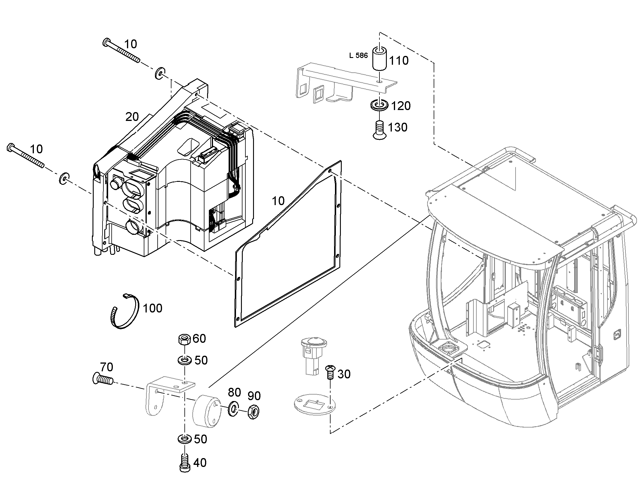 КЛИМАТИЧЕСКАЯ СИСТЕМА 24V 93010826 LIEBHERR