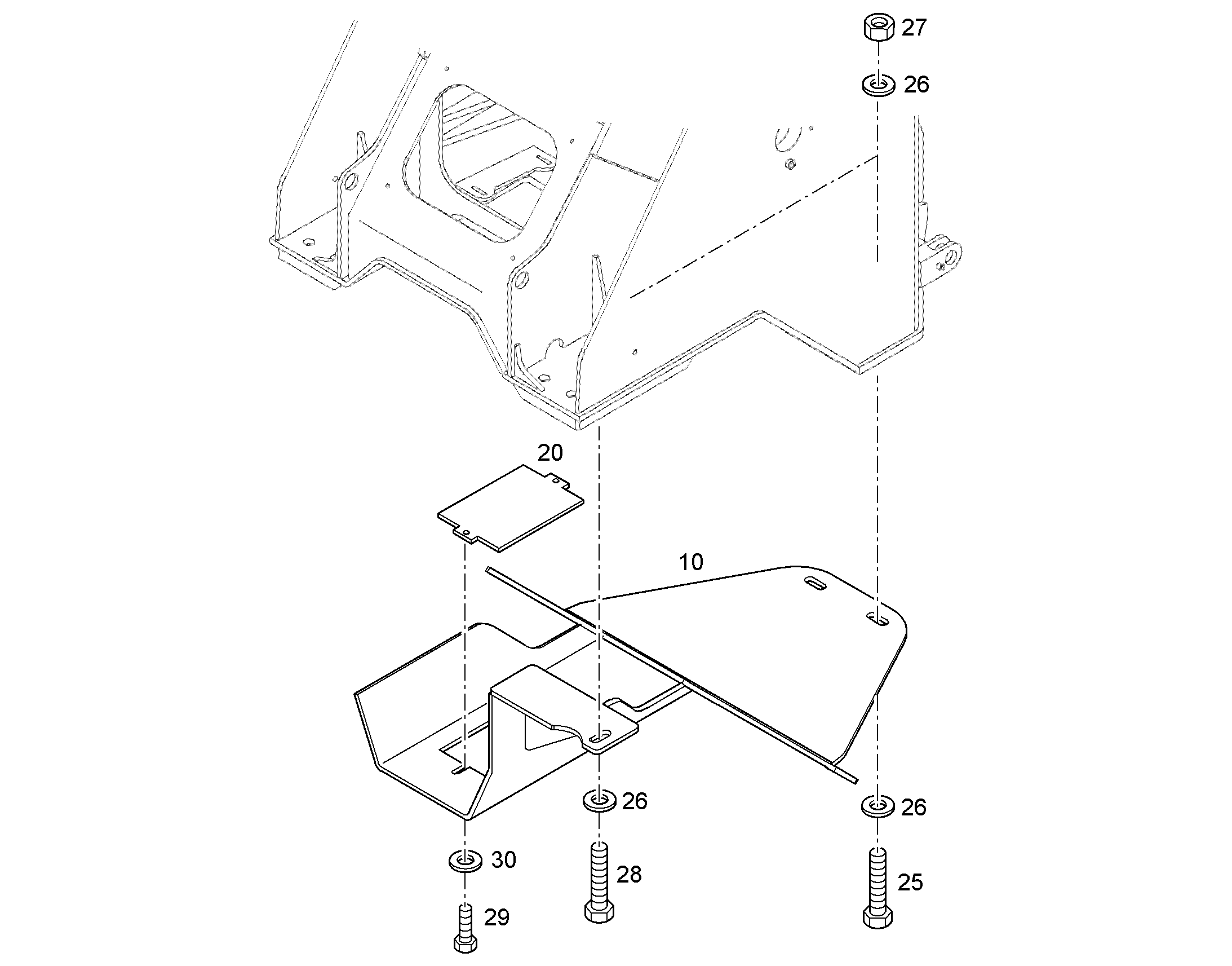 ЛИСТ ЗАЩИТНЫЙ 8927738 LIEBHERR