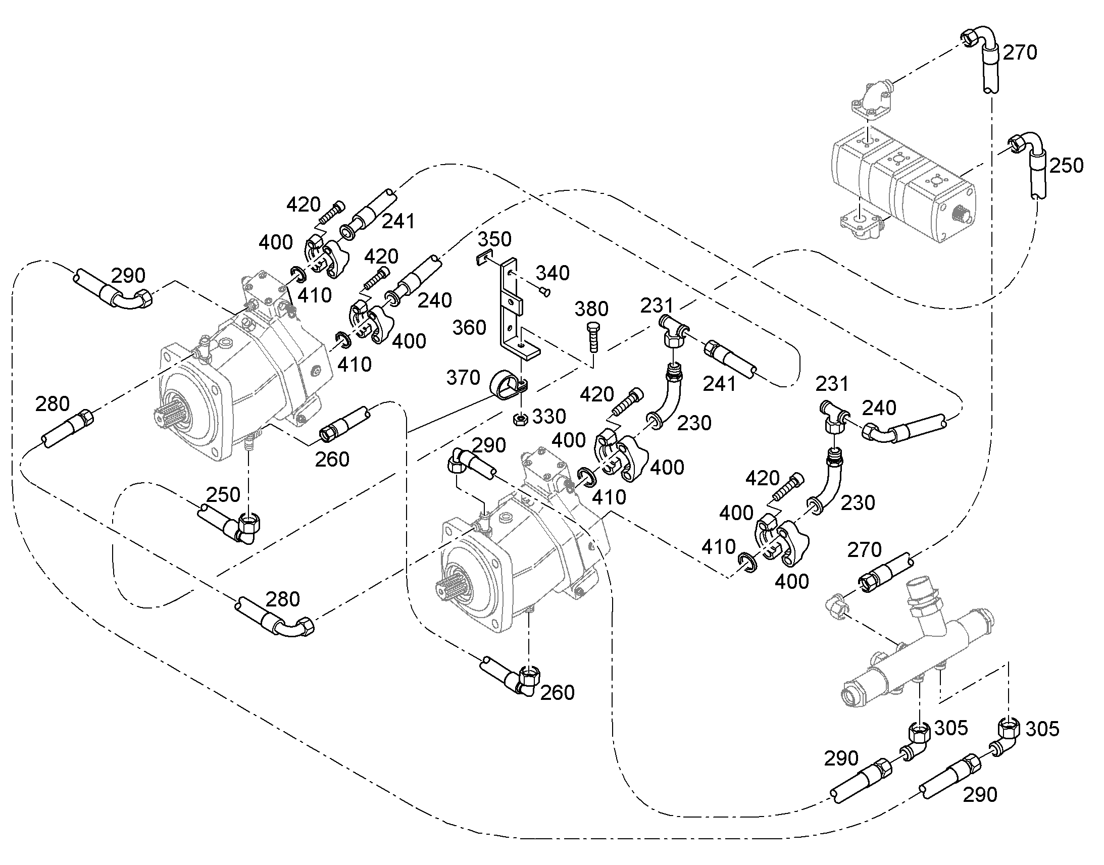 ШЛАНГ 12X1400 5618798 LIEBHERR
