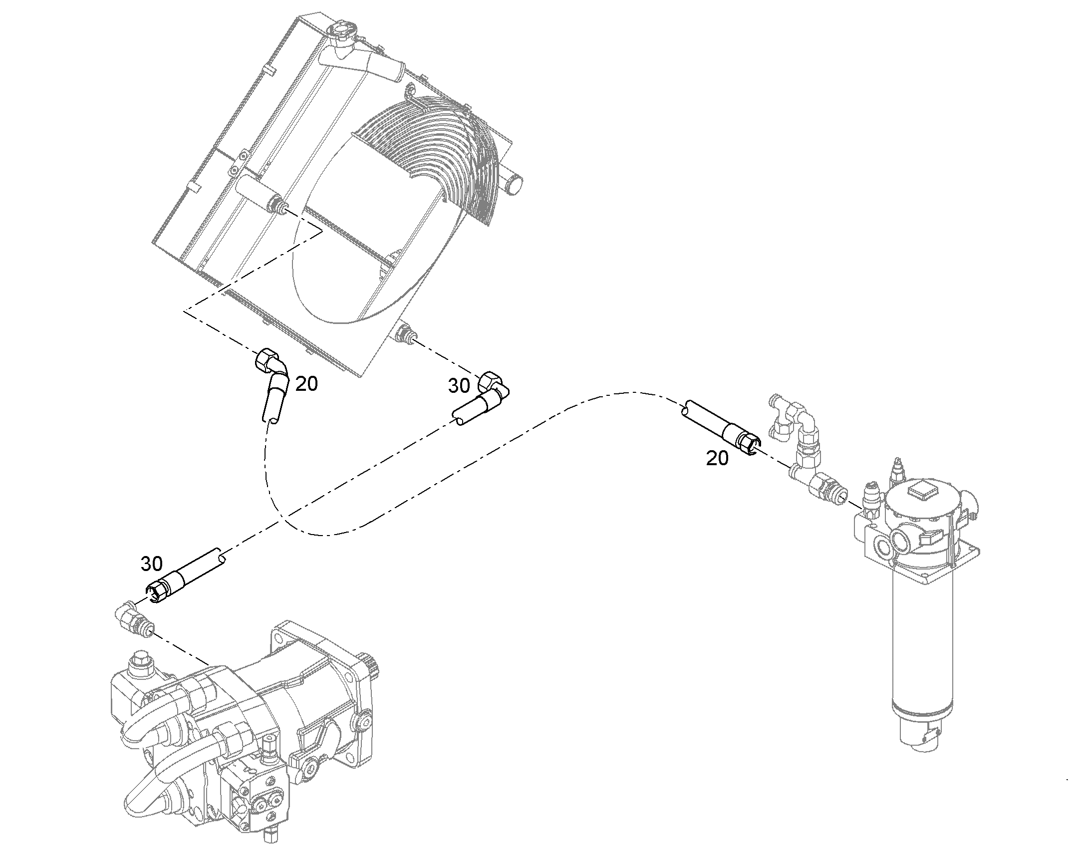 ШЛАНГ 16X550 10037370 LIEBHERR
