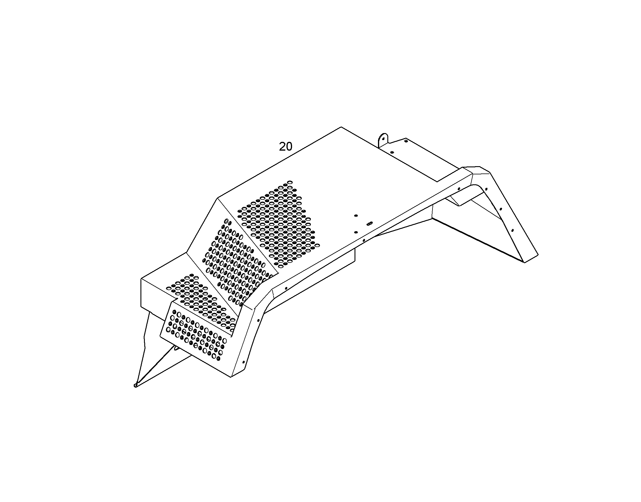 ЛЕВАЯ КОЛЕСНАЯ НИША 93020524 LIEBHERR