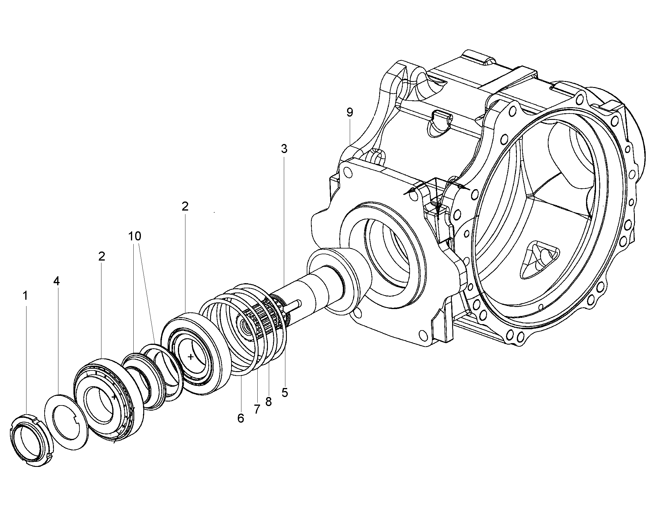 ГАЙКА ШЛИЦЕВАЯ M40X1,5 11645406 LIEBHERR