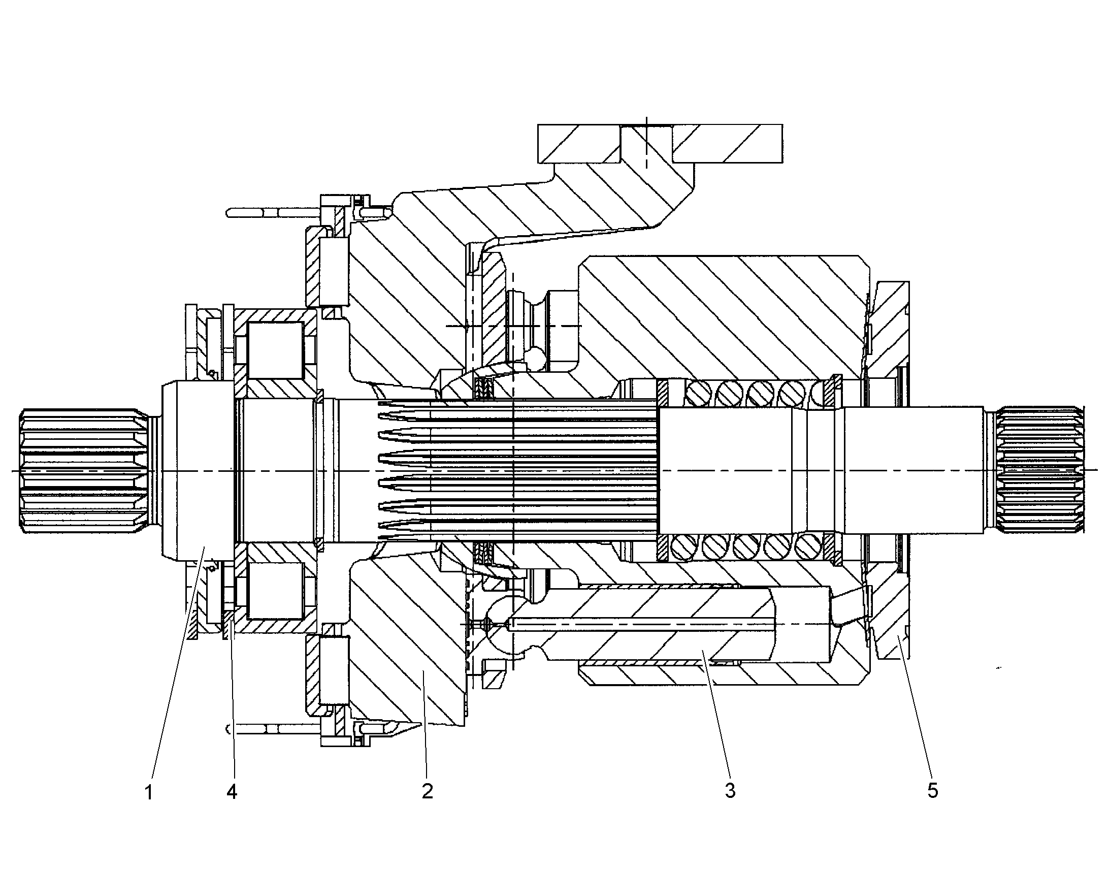 ВАЛ ПРИВОДНОЙ 11631901 LIEBHERR