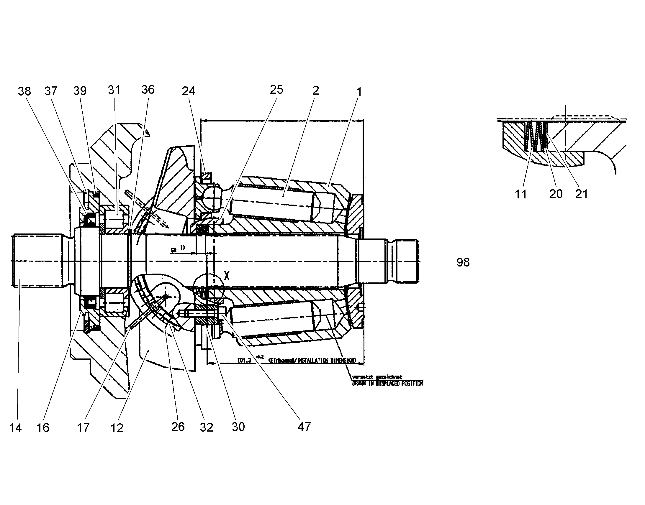 ОБОЙМА 7023752 LIEBHERR