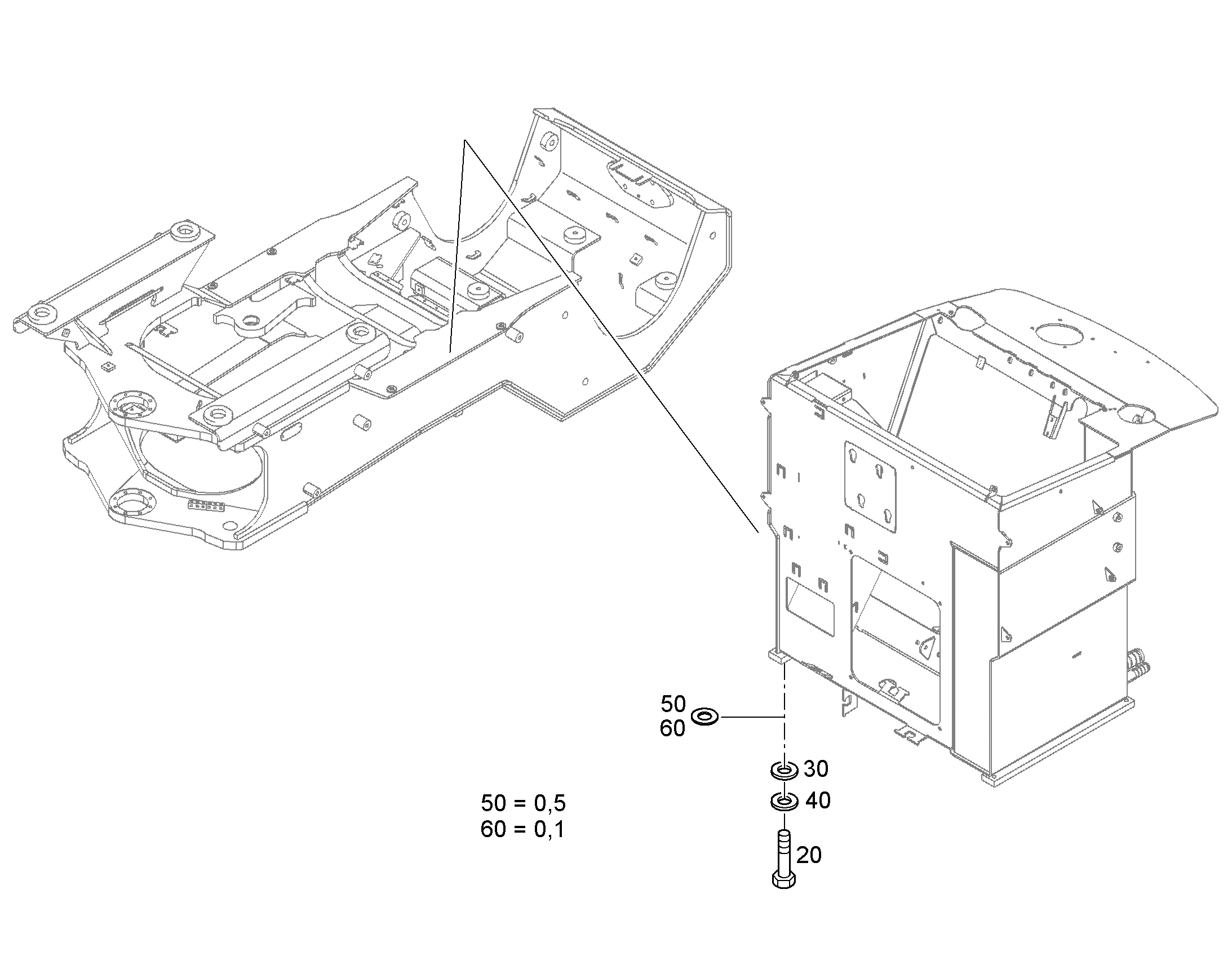 ШАЙБА РЕГУЛИРОВОЧНАЯ 17X24X0,1 10450150 LIEBHERR