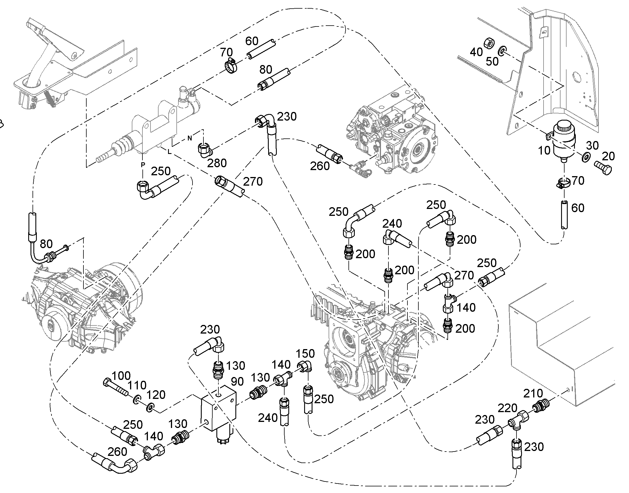 СОЕДИНЕНИЕ РЕЗЬБОВОЕ GE 10L M10X1 ED 7370323 LIEBHERR