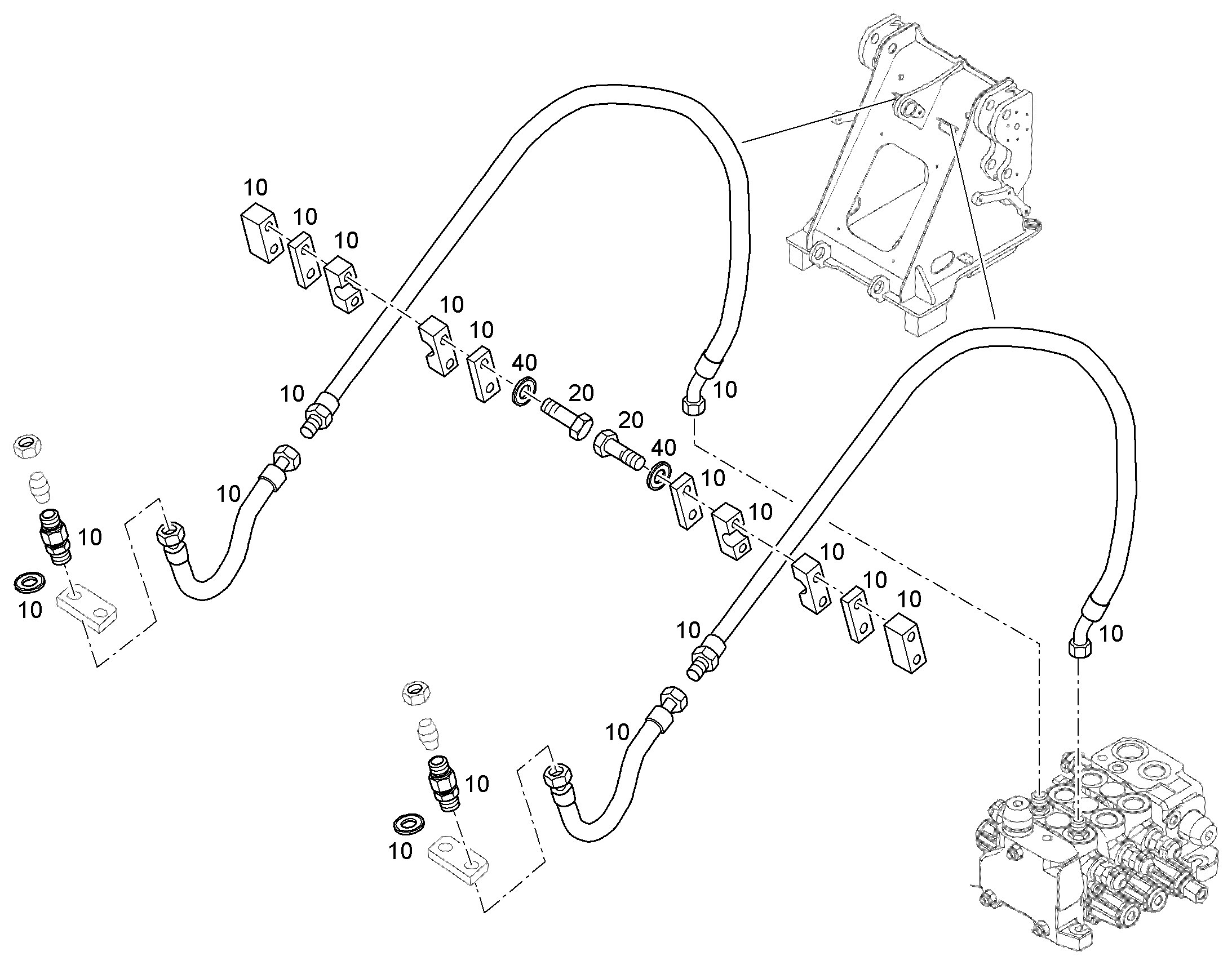 ПРОВОДКА 93016475 LIEBHERR
