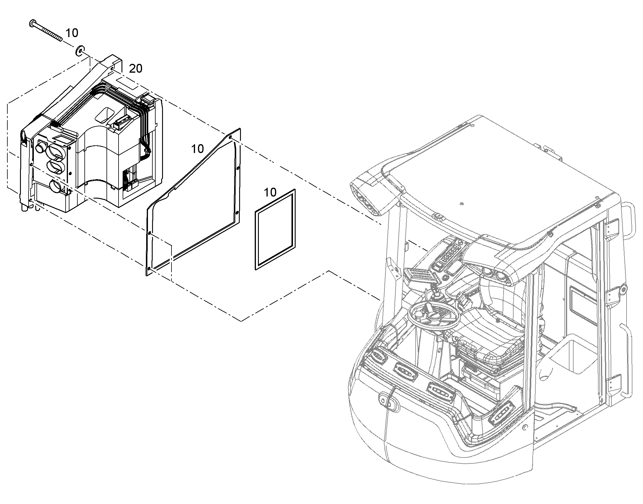 СИСТЕМА ОТОПЛЕНИЯ 93025112 LIEBHERR